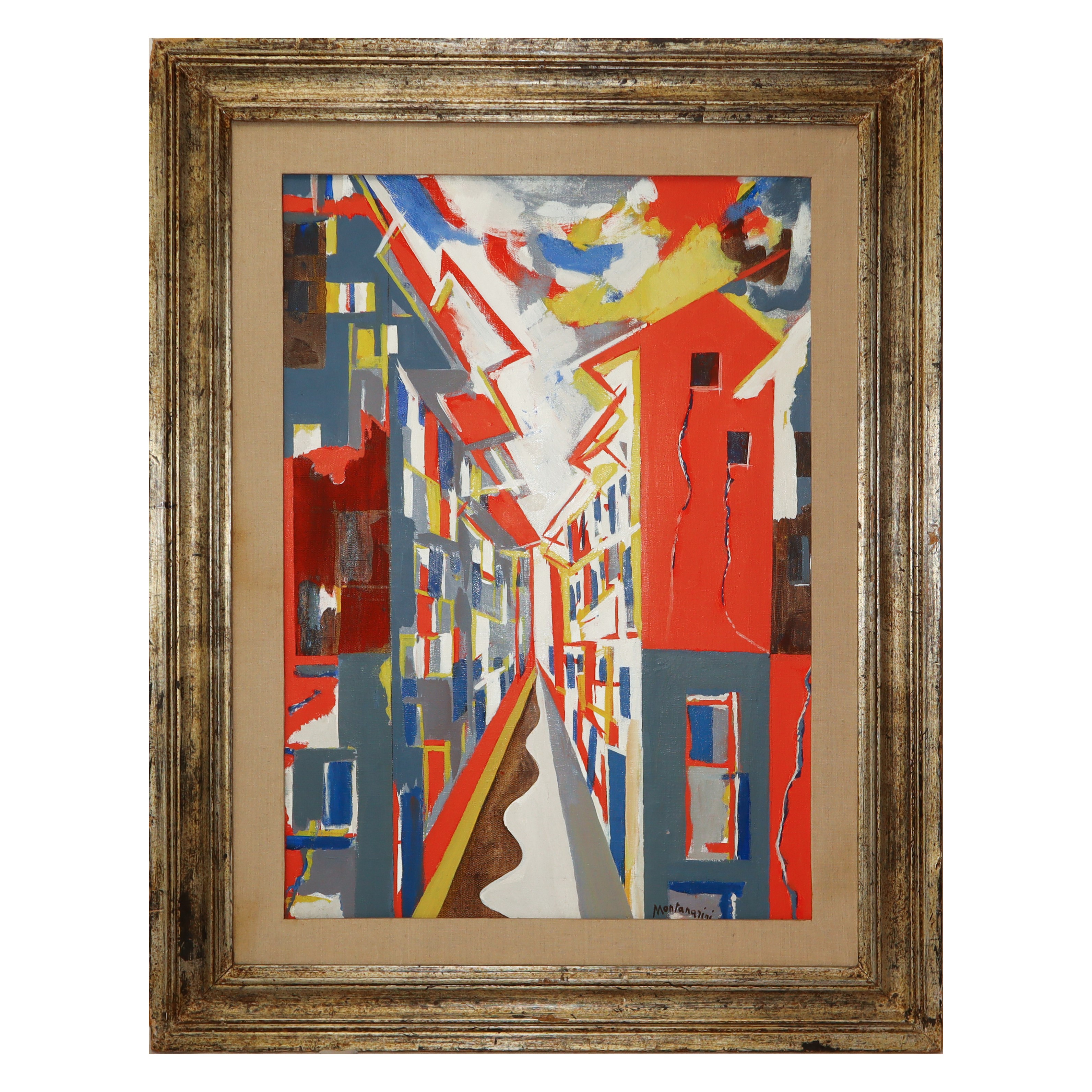 Luigi Montanarini - Viale con Case