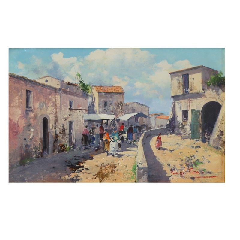 Giuseppe Tesa - Gente al Mercato