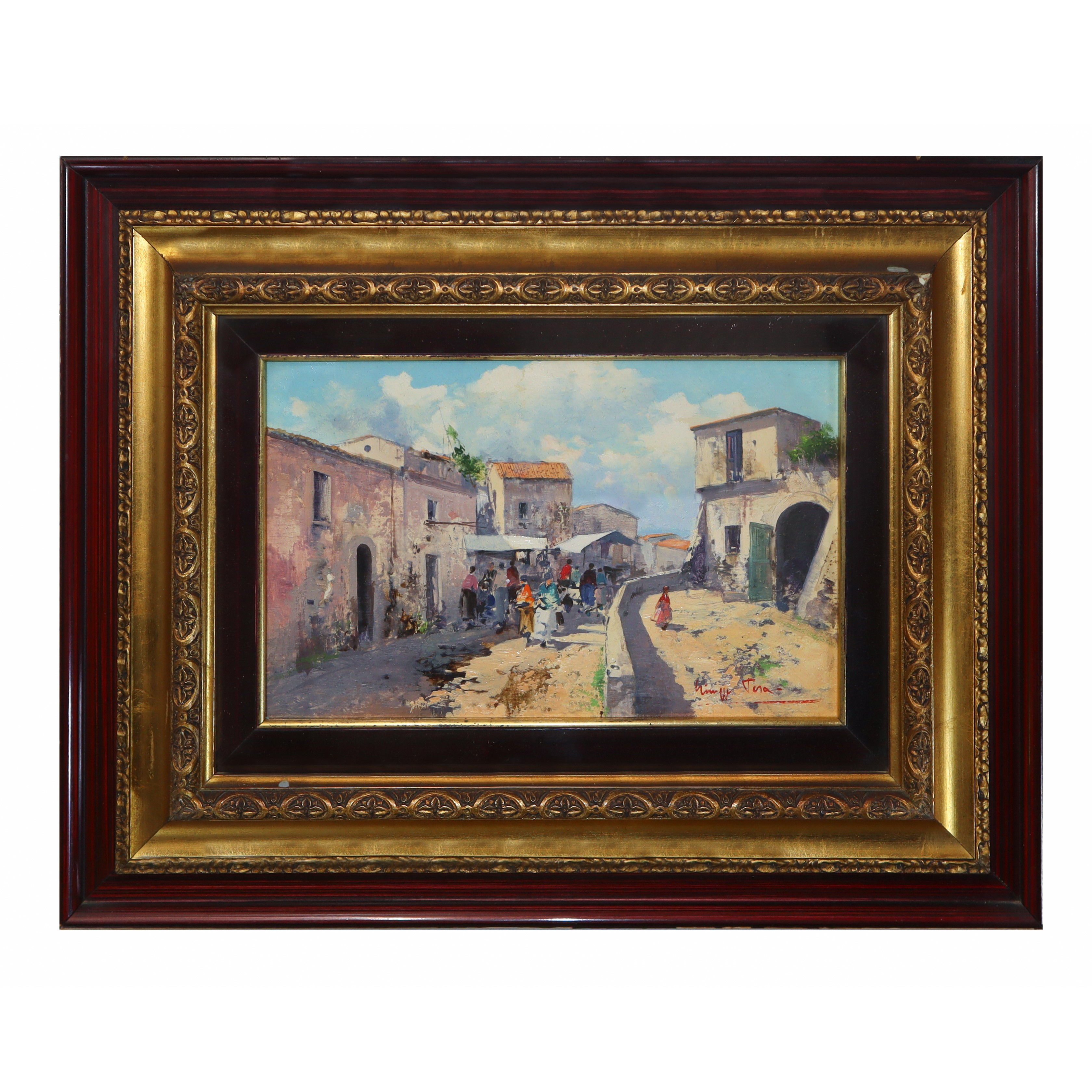 Giuseppe Tesa - Gente al Mercato