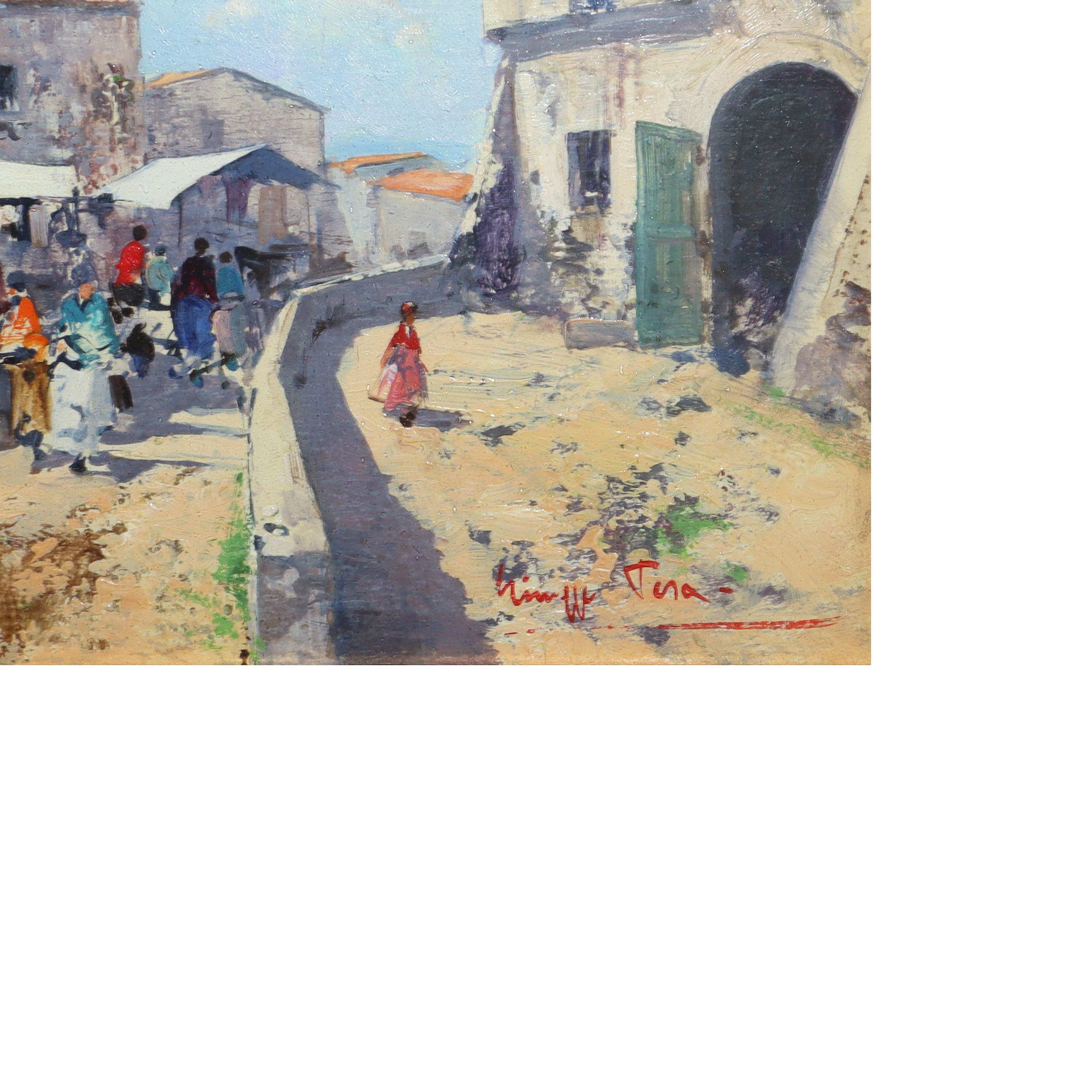 Giuseppe Tesa - Gente al Mercato
