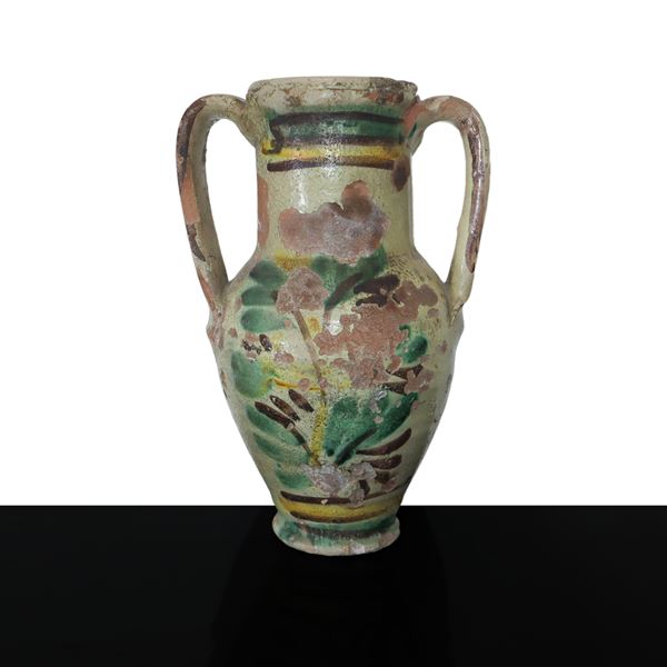 Polychrome two-handled Quartara