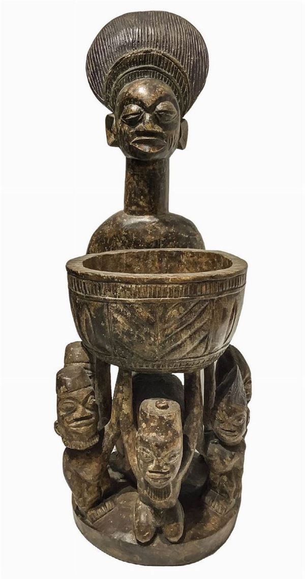 Yoruba, Porteuse D'eau Aveltete, Nigeri, inizi XX secolo. H 76