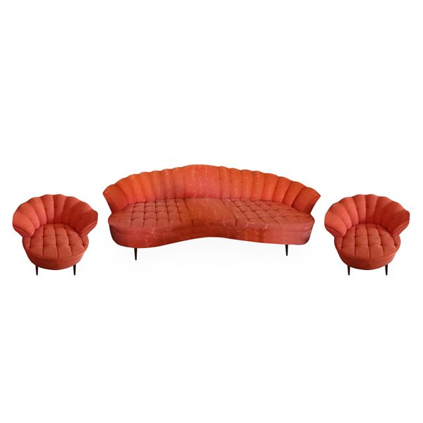 Sofa and two armchairs
