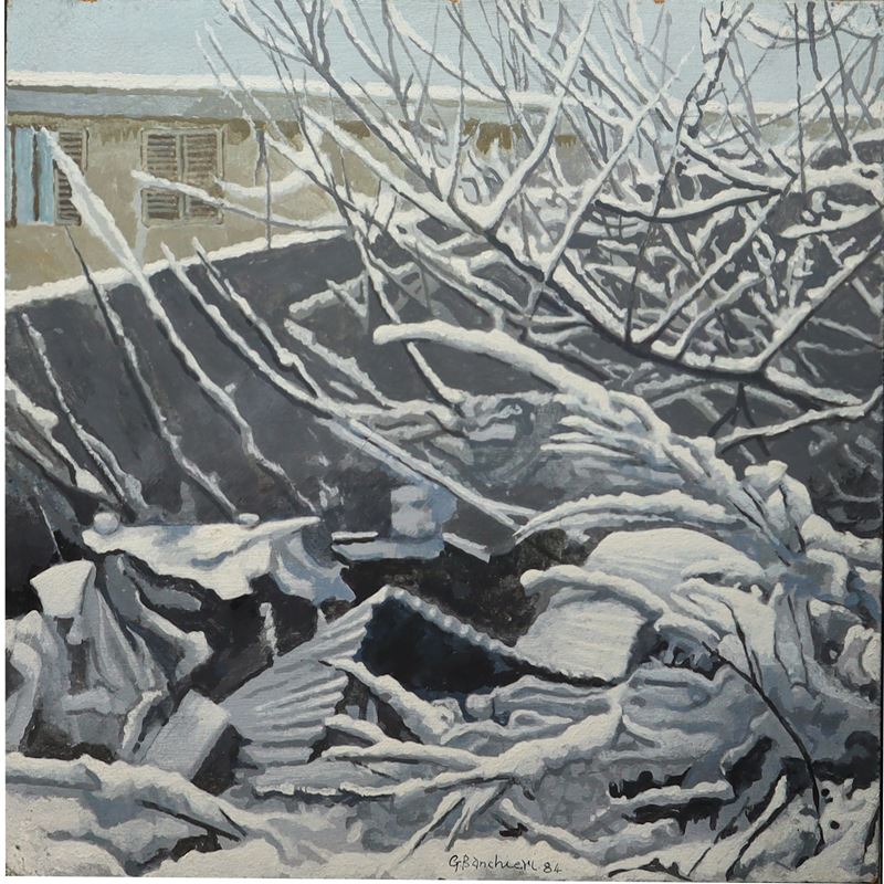 Giuseppe Banchieri - Cortile Sotto la Neve