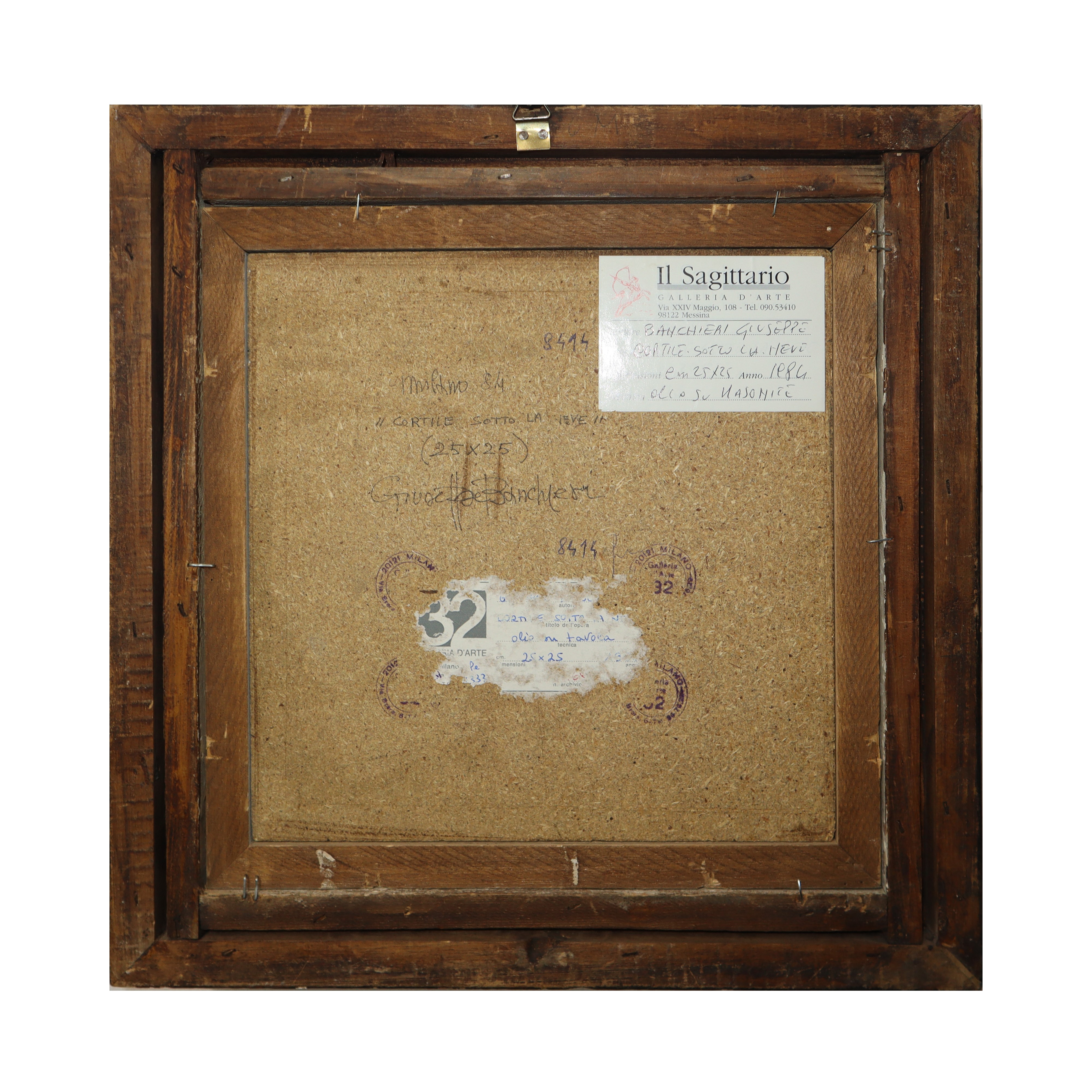 Cortile sotto la neve