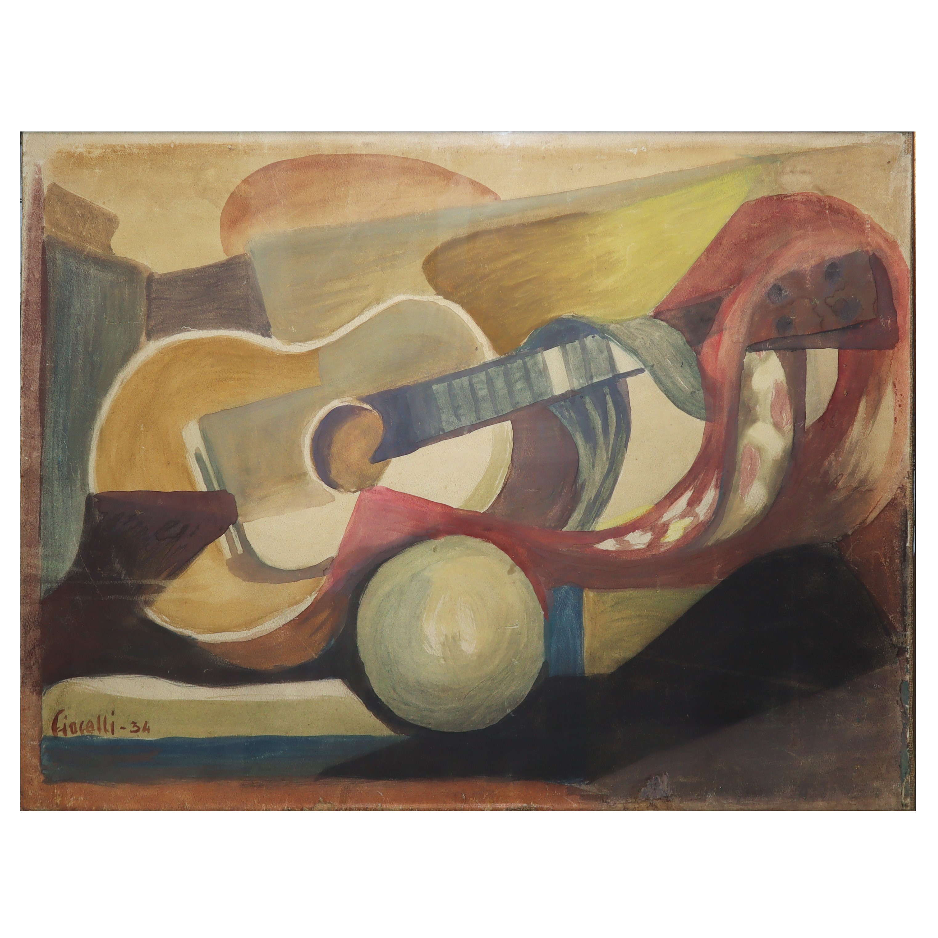 Natura morta con chitarra