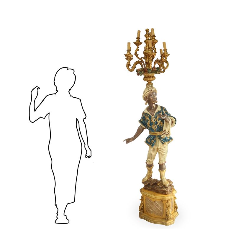 Inizi XX secolo, Moro veneziano reggicandela
