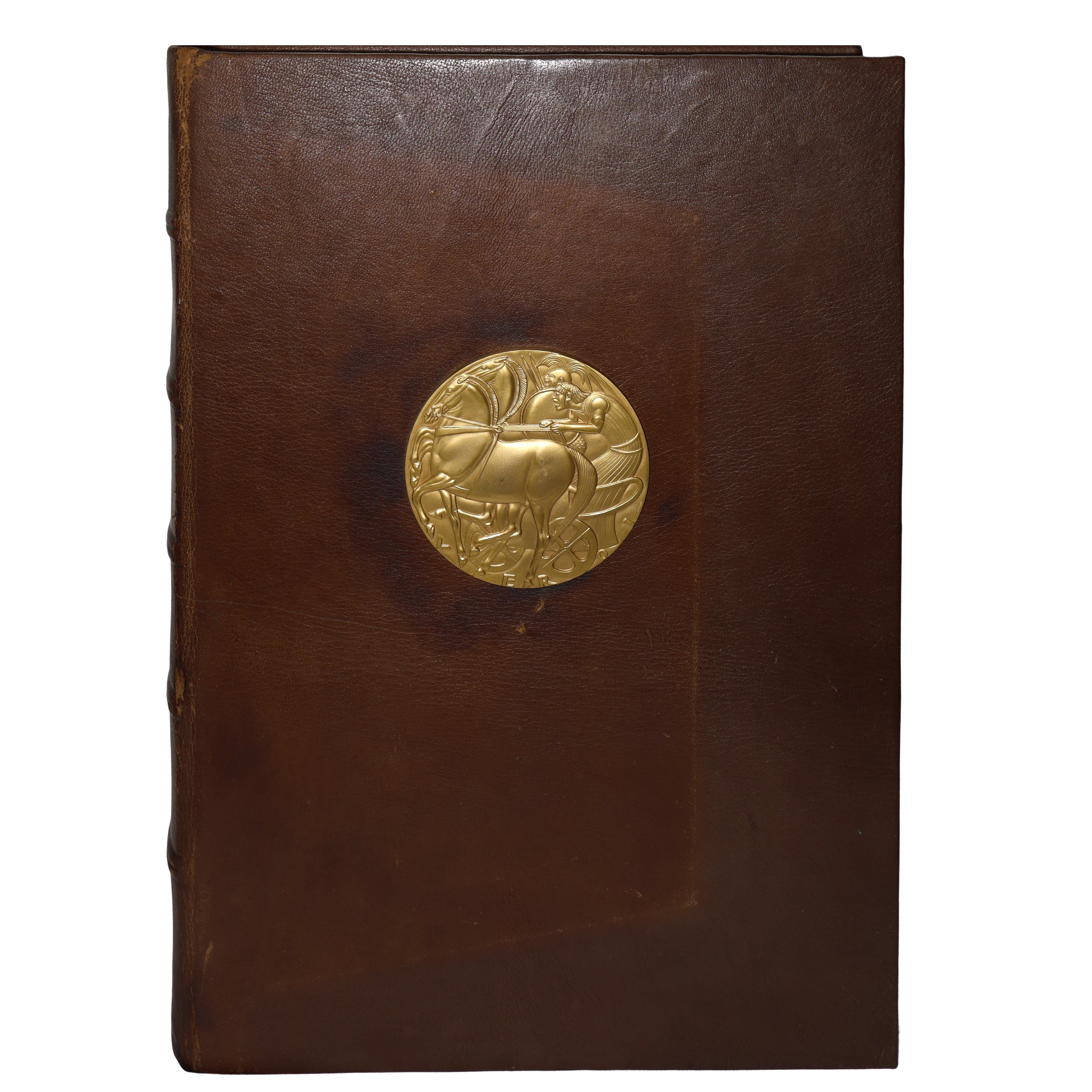 N°2 Volumi dell'ILIADE illustrata da Giorgio De Chirico e tradotta da Salvatore Quasimodo