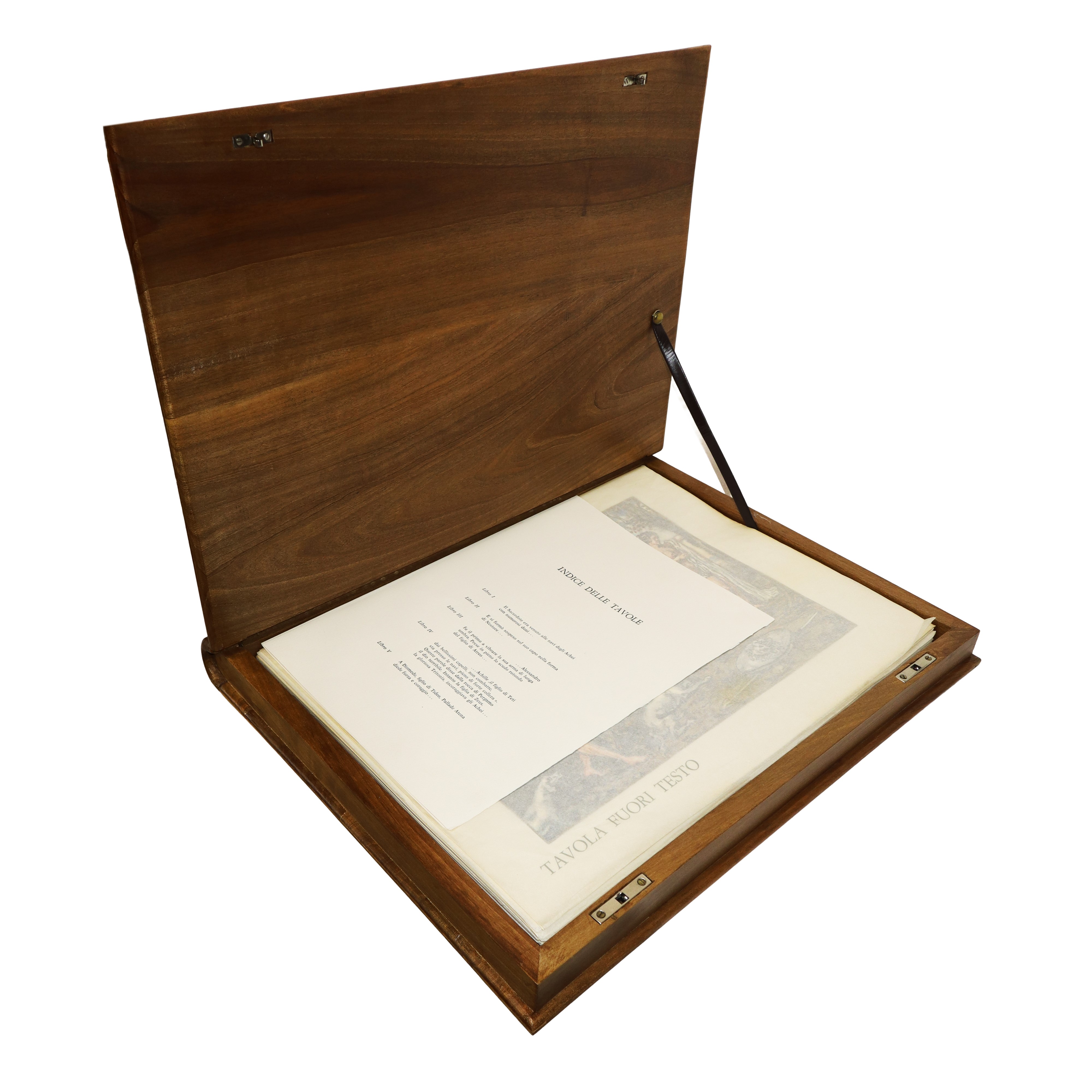 N°2 Volumi dell'ILIADE illustrata da Giorgio De Chirico e tradotta da Salvatore Quasimodo