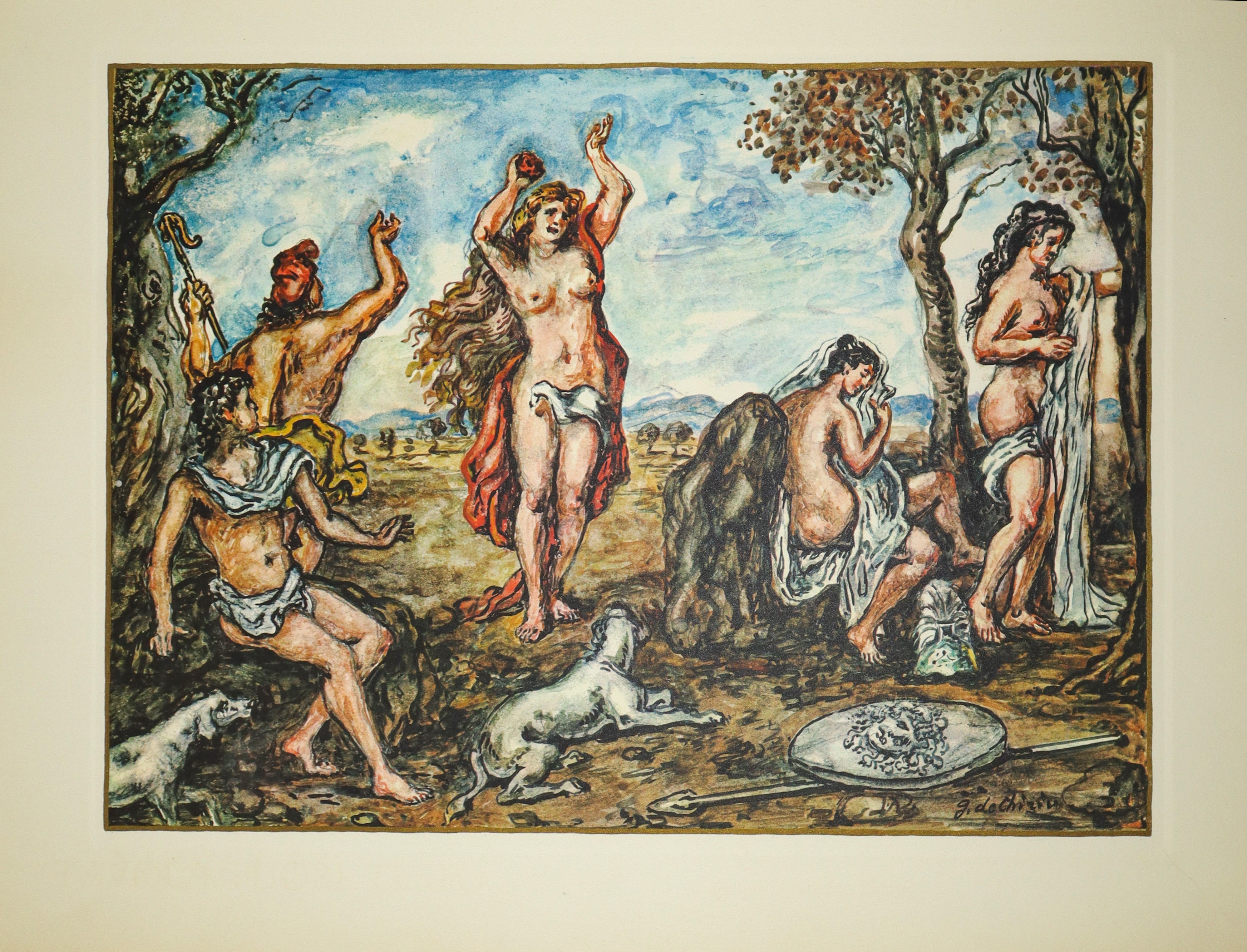 N°2 Volumi dell'ILIADE illustrata da Giorgio De Chirico e tradotta da Salvatore Quasimodo