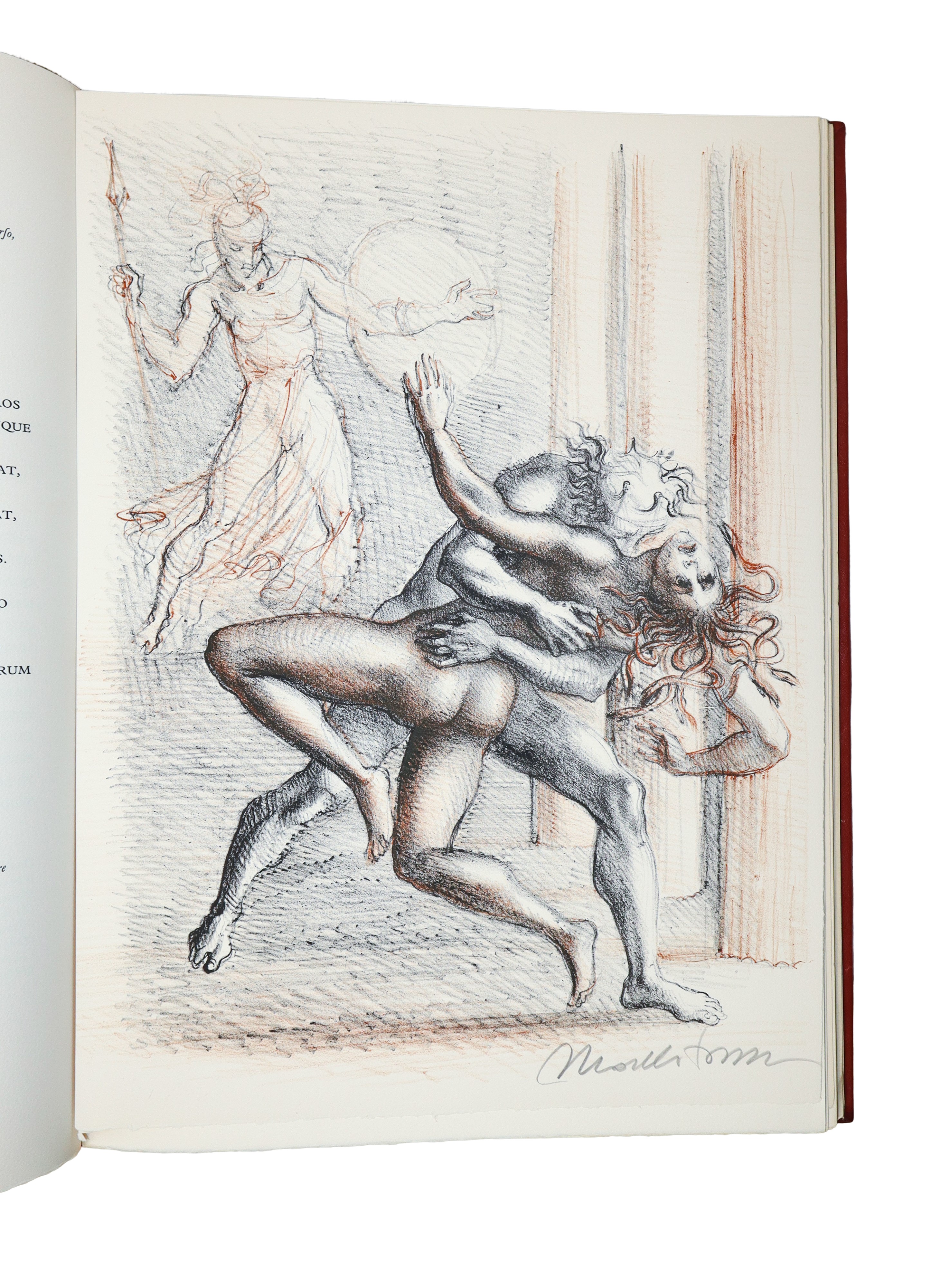 N°2 Volumi: Le Metamorfosi di Ovidio, con 48 disegni nel testo e 22 litografie fuoritesto dell'ar...