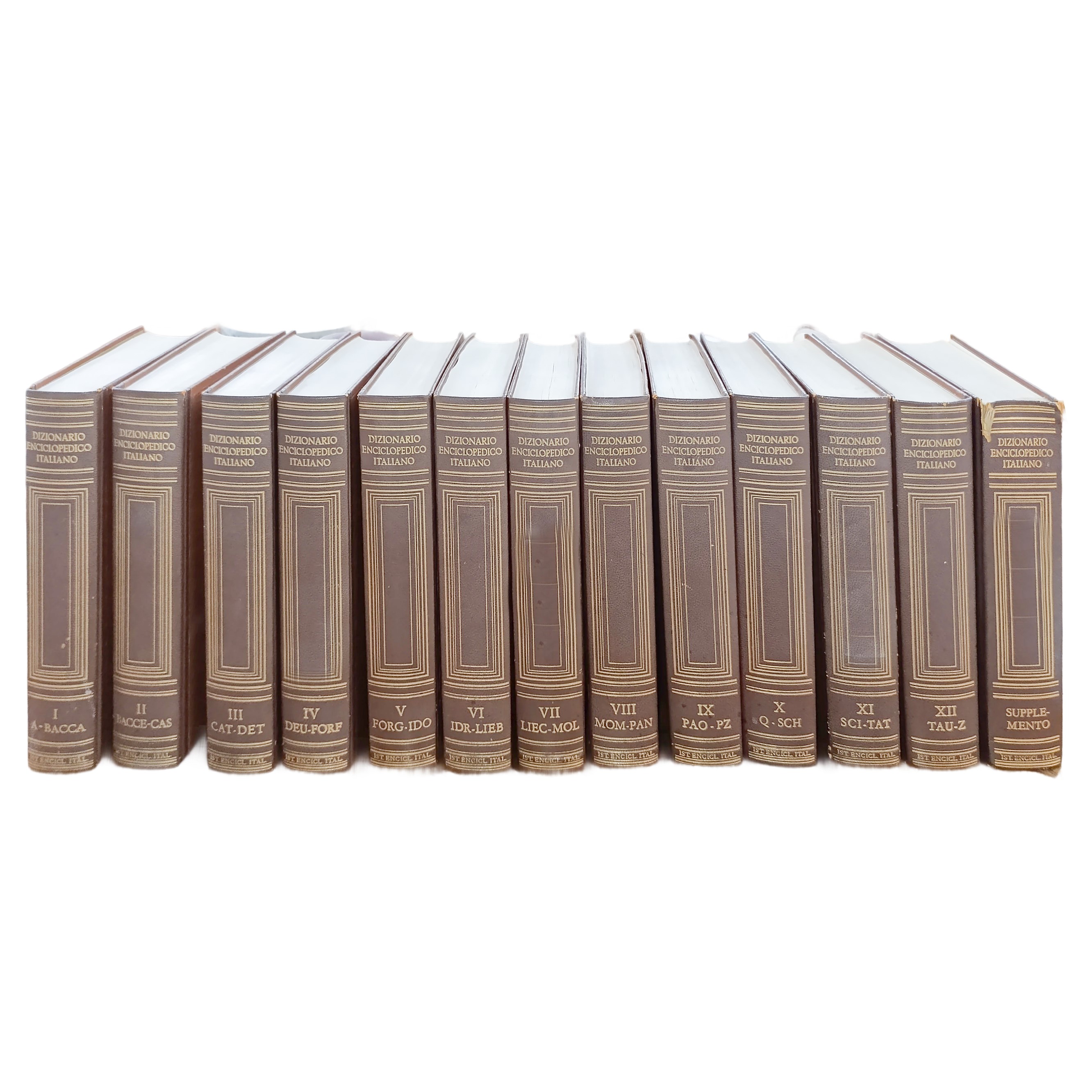 Dizionario enciclopedico Treccani 12 volumi + supplemento