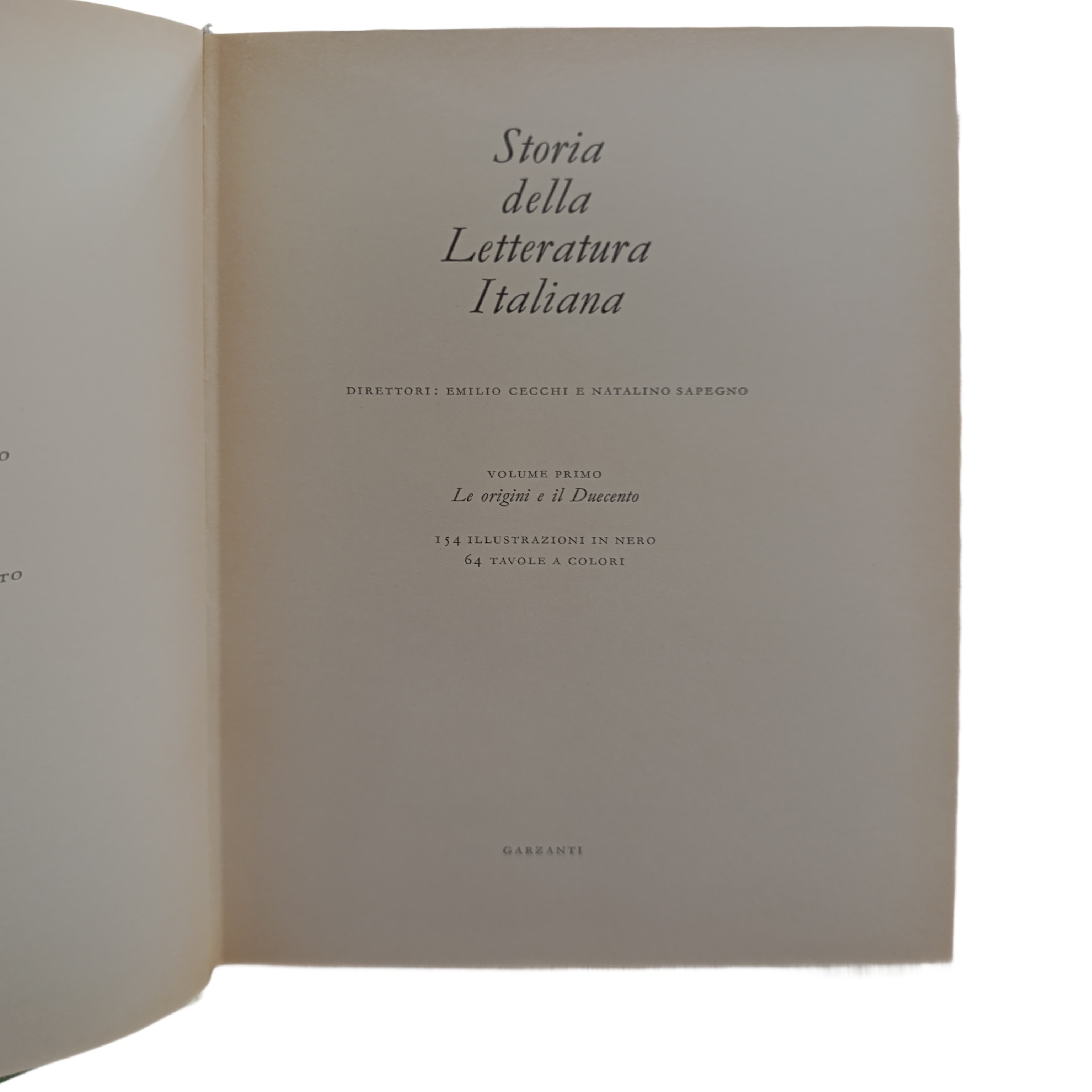 Storia della letteratura italiana