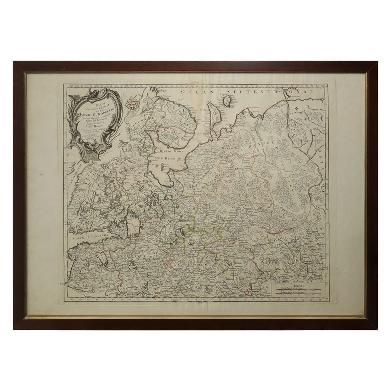 Vaugondy - Russia Settentrionale Europea
