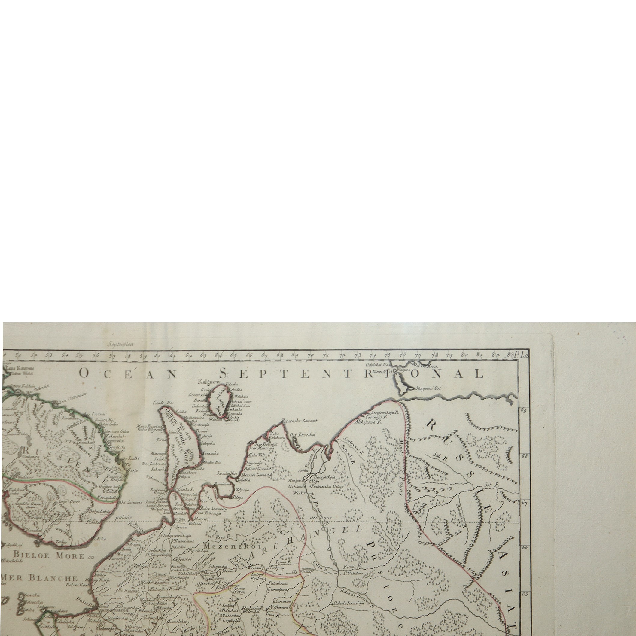 Vaugondy - Russia Settentrionale Europea
