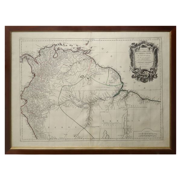 Paolo Santini - Map Colombia, Venezuela, Guyana