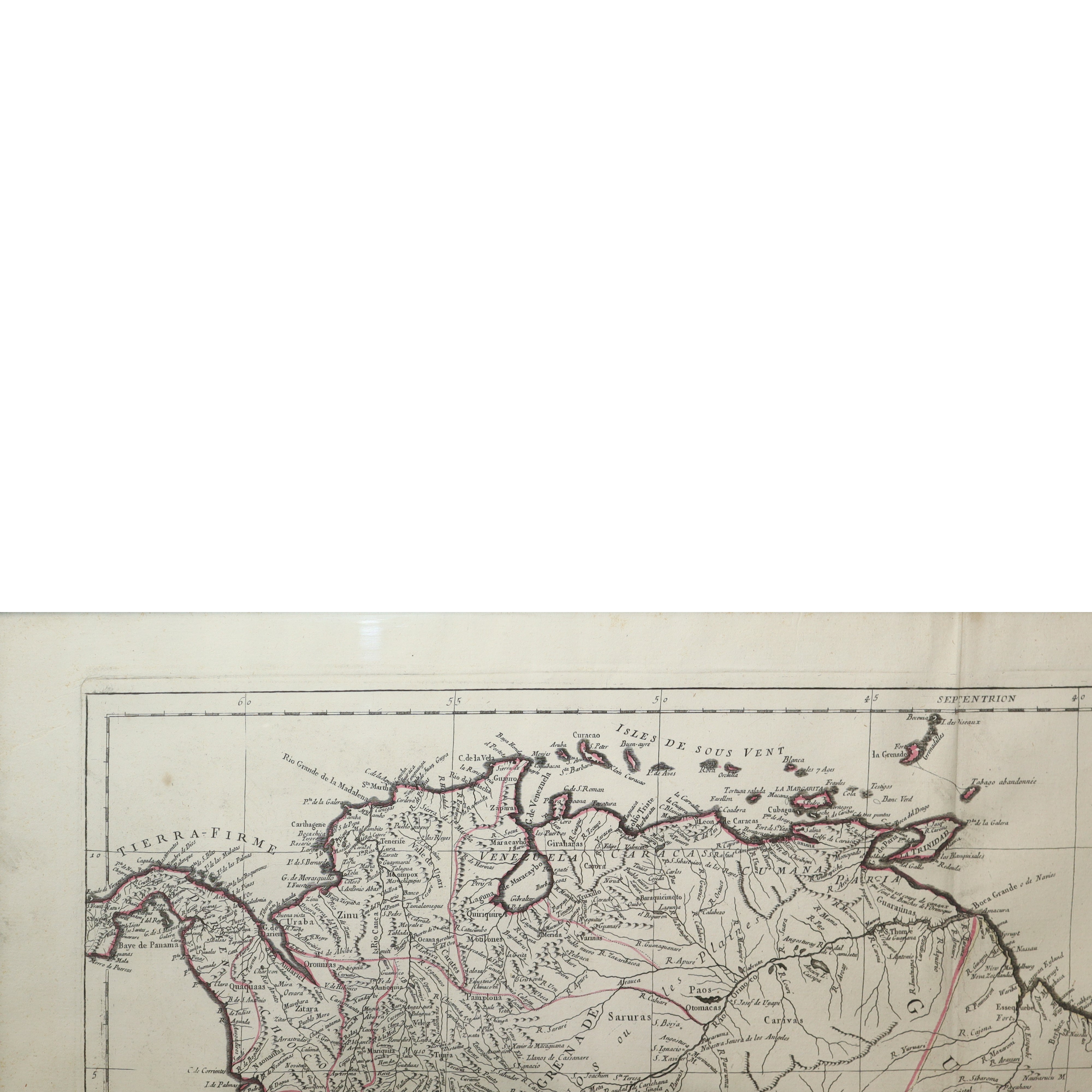 Paolo Santini - Cartina Colombia, Venzuela, Guyana