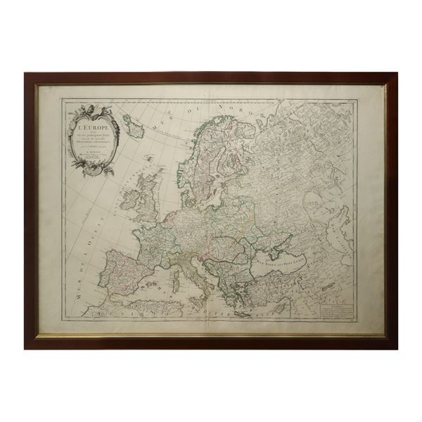 Robert Janvier - Map of Europe and the main states