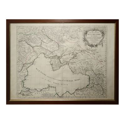 Carte Des Enviros De la Mere Noire: L'ukrayne, la Petite Tartarie, Et Les Confins De la Russie Eu...