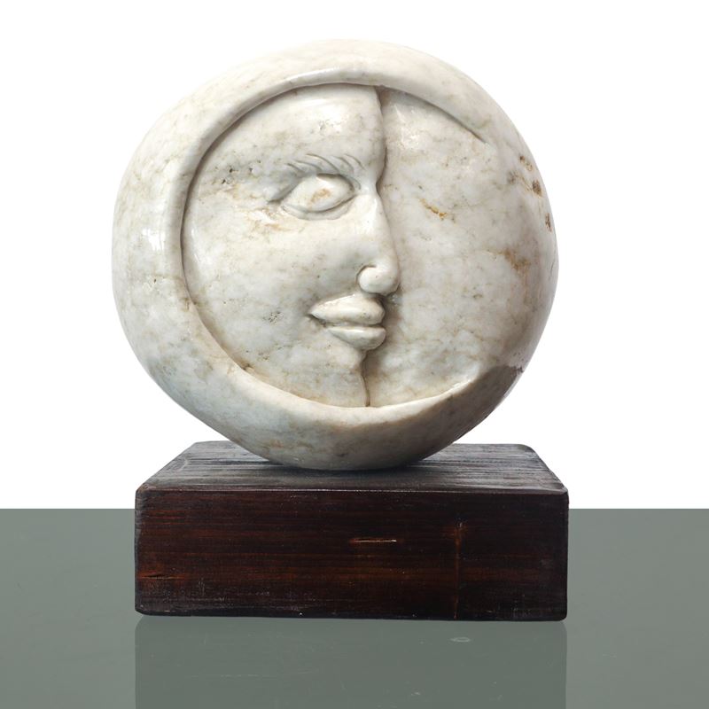 VOLTO MASCHILE , SOLE-LUNA