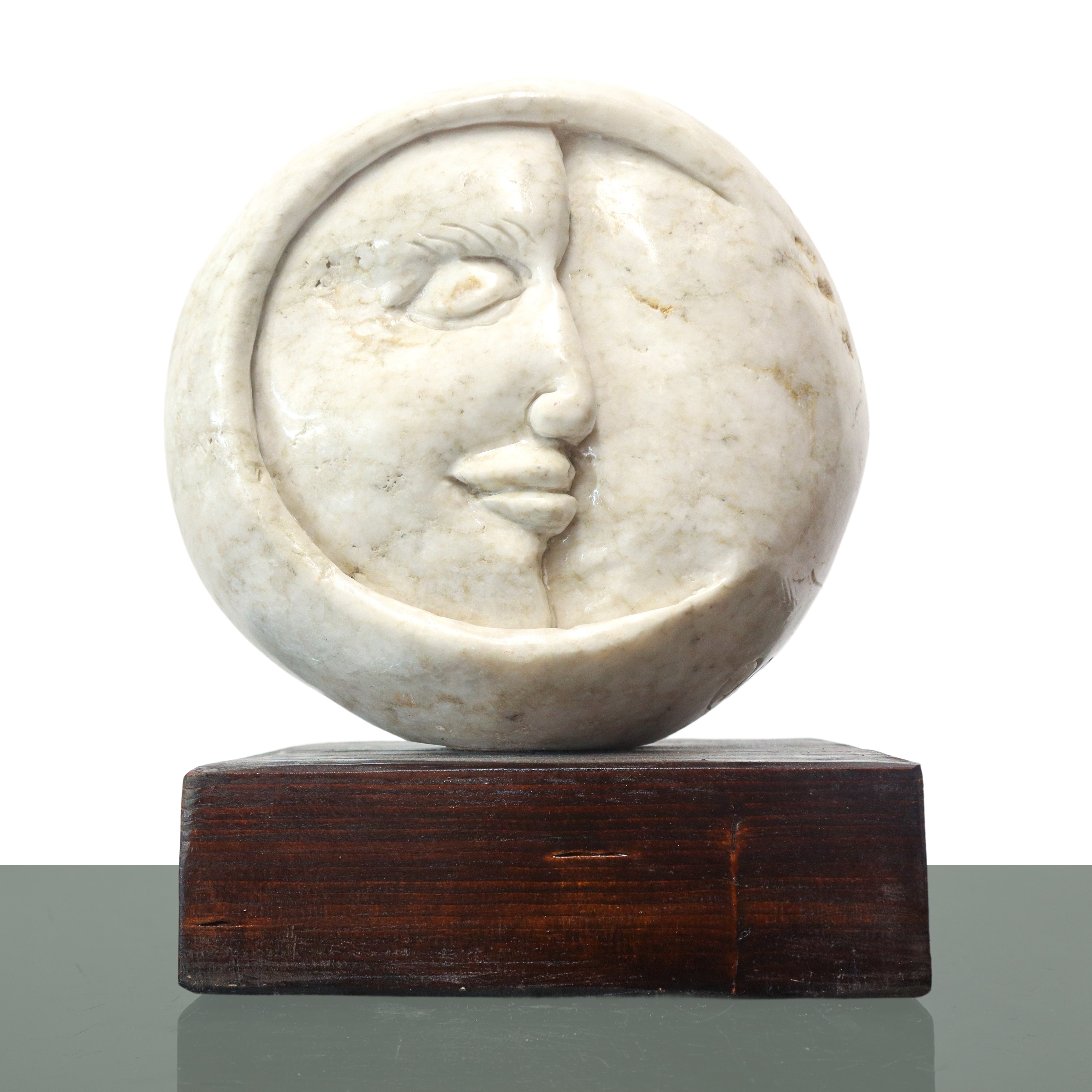 VOLTO MASCHILE , SOLE-LUNA