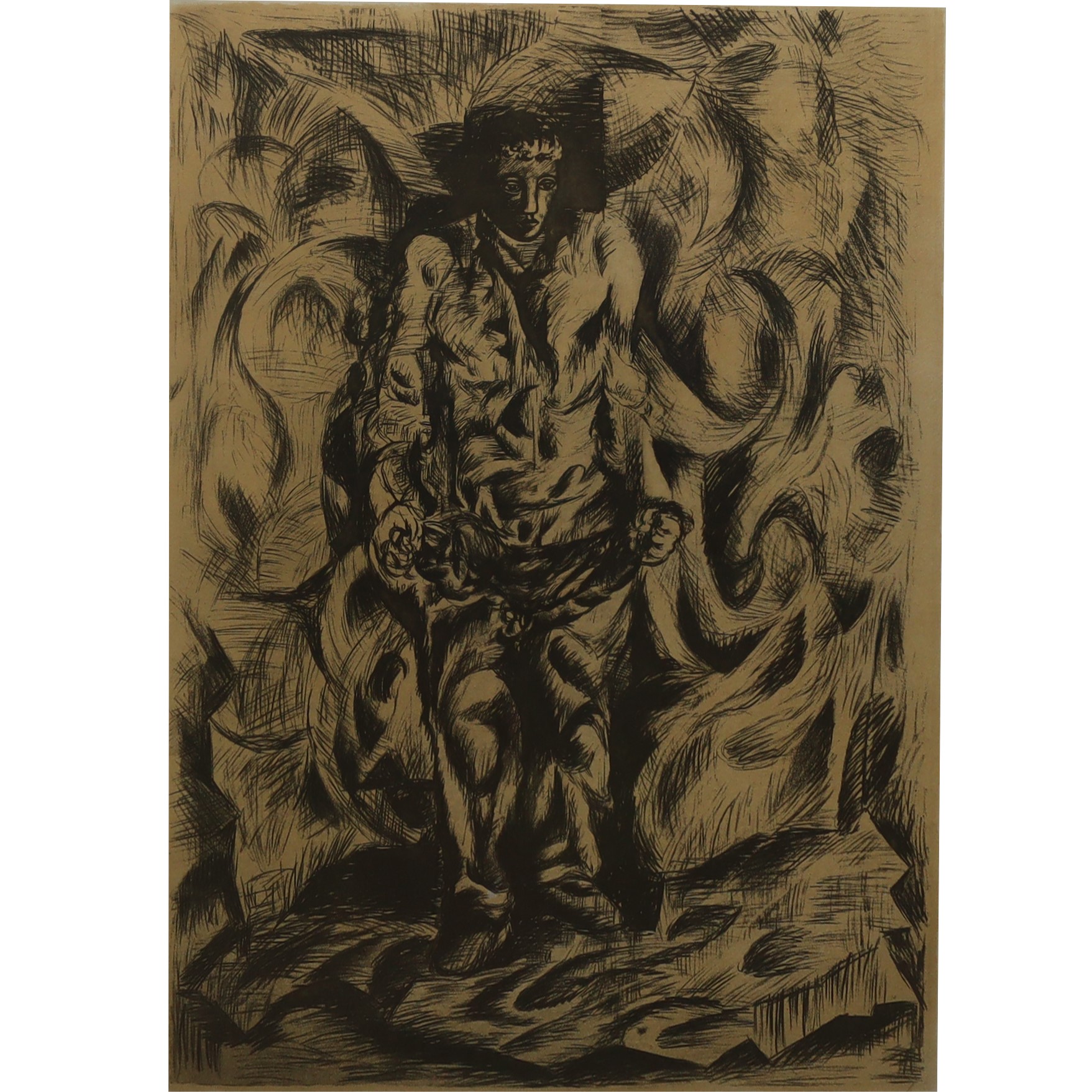 Sandro Chia - Figura di Uomo in Catene