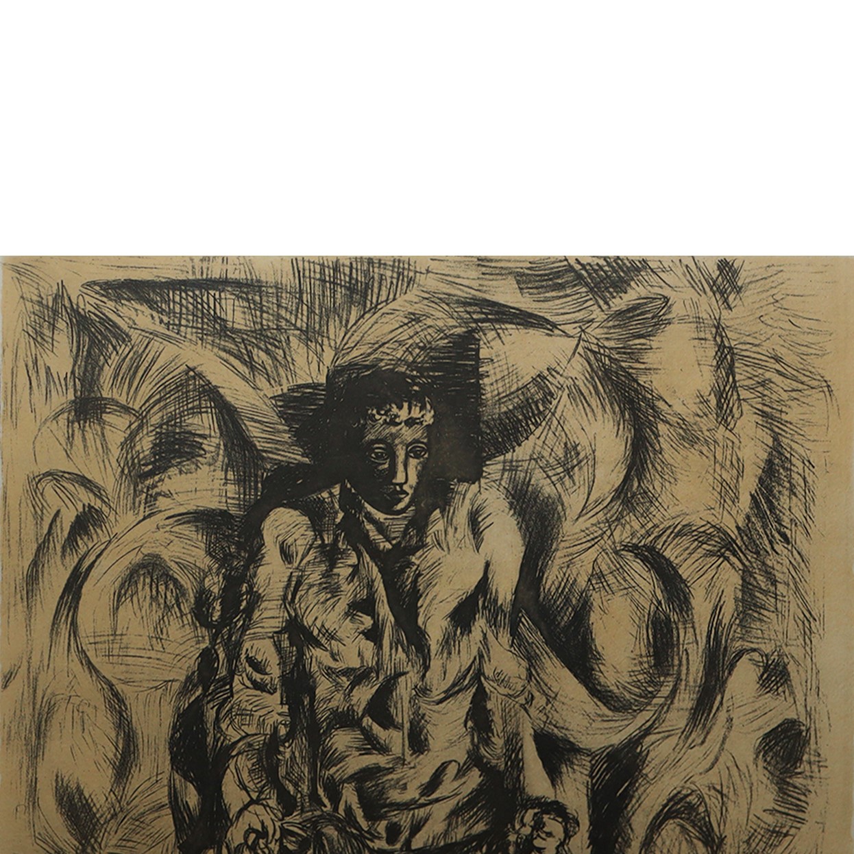 Sandro Chia - Figura di Uomo in Catene