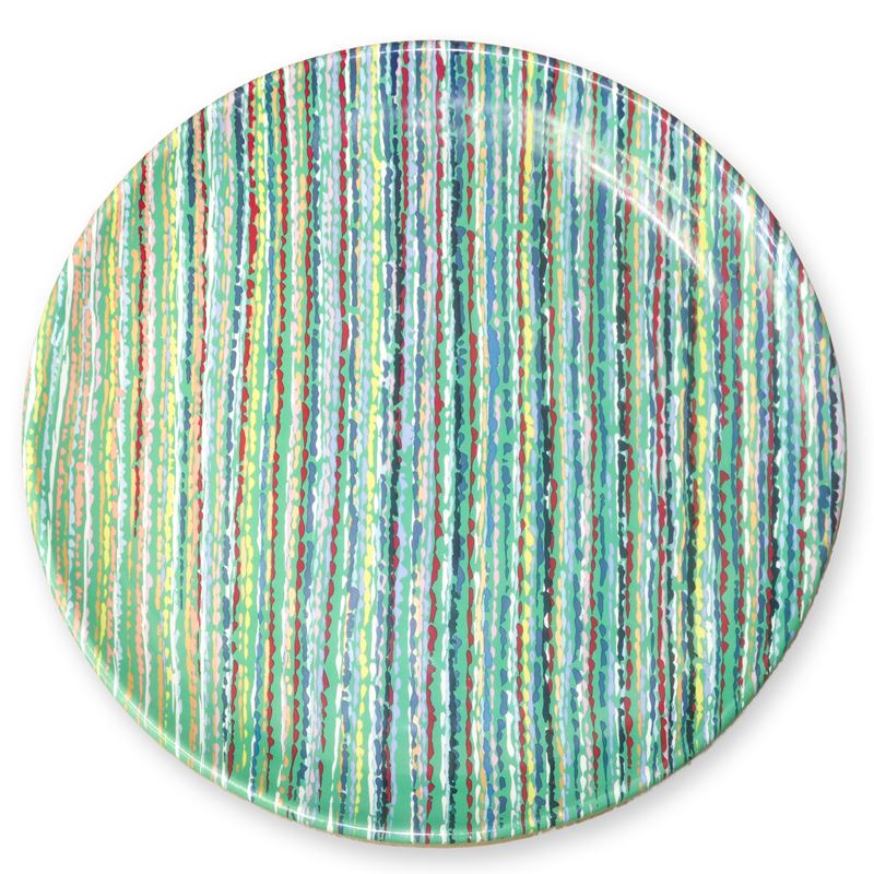 Piatto da muro in ceramica invetriata