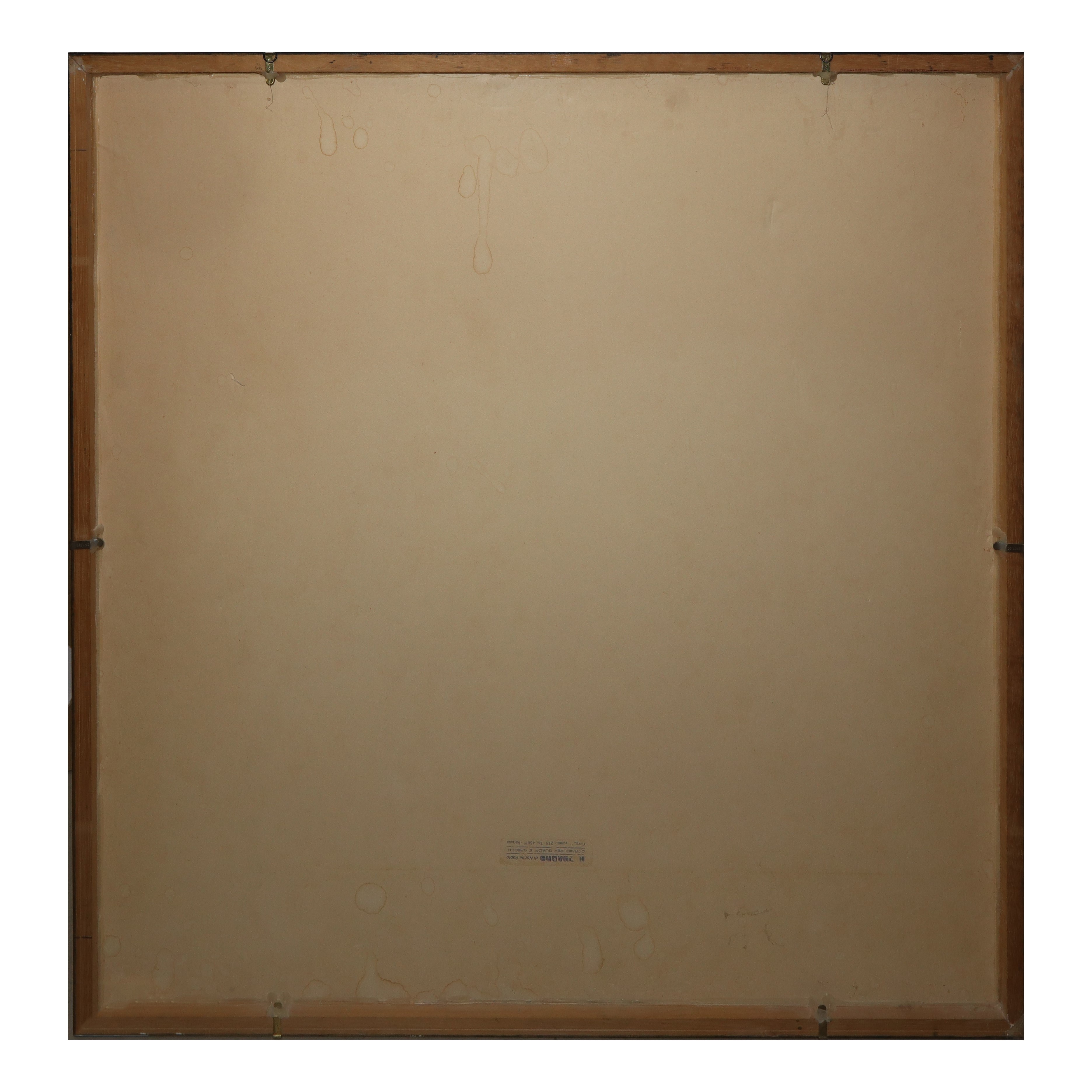 Frances Landing - Dittico Semi Trans-parent Drape And Gold