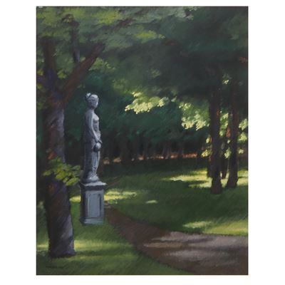 Giardino con Statua