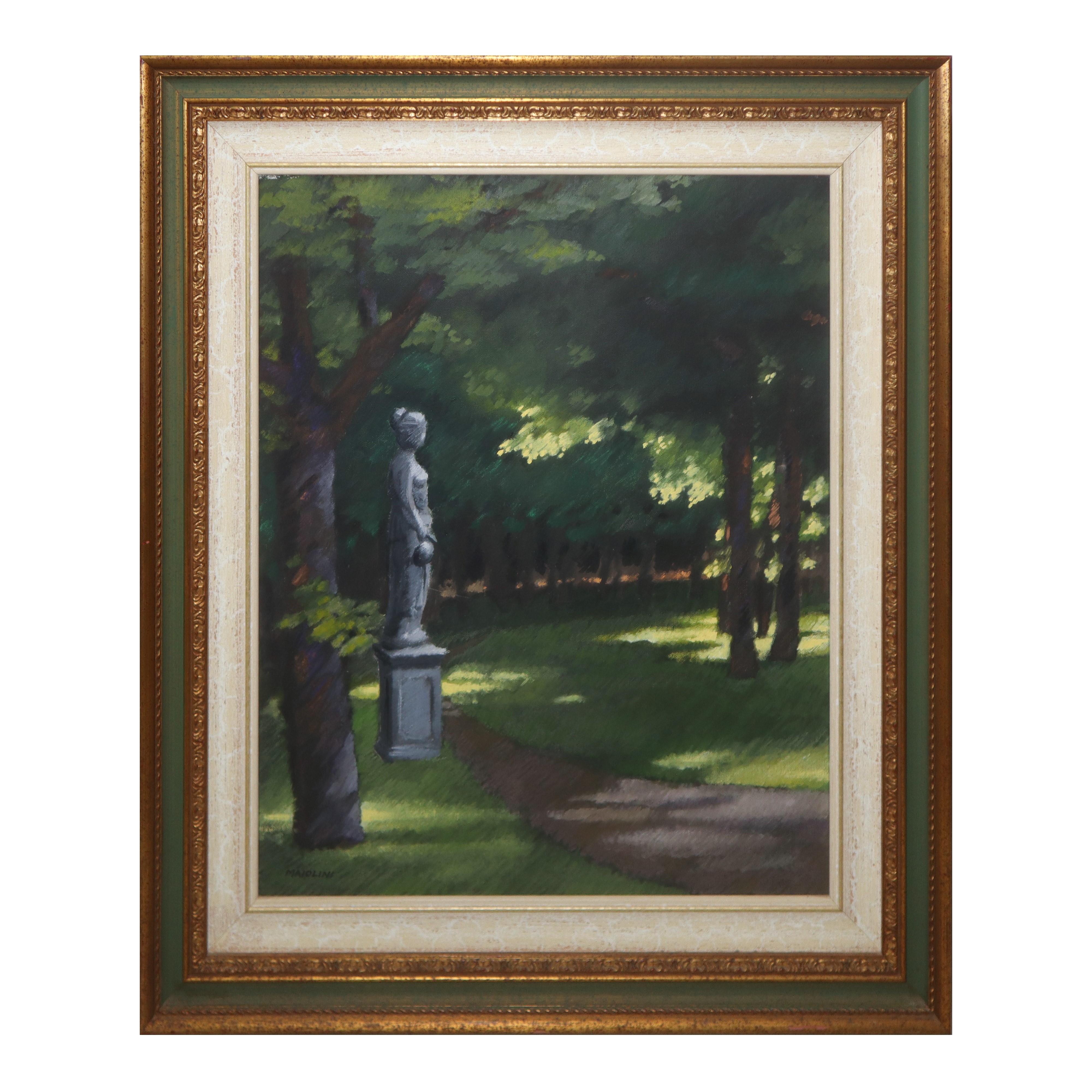 Carlo Maiolini - Giardino con Statua