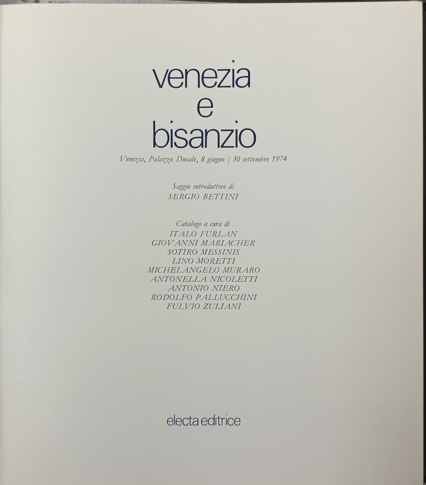 Venezia e Bisanzio
