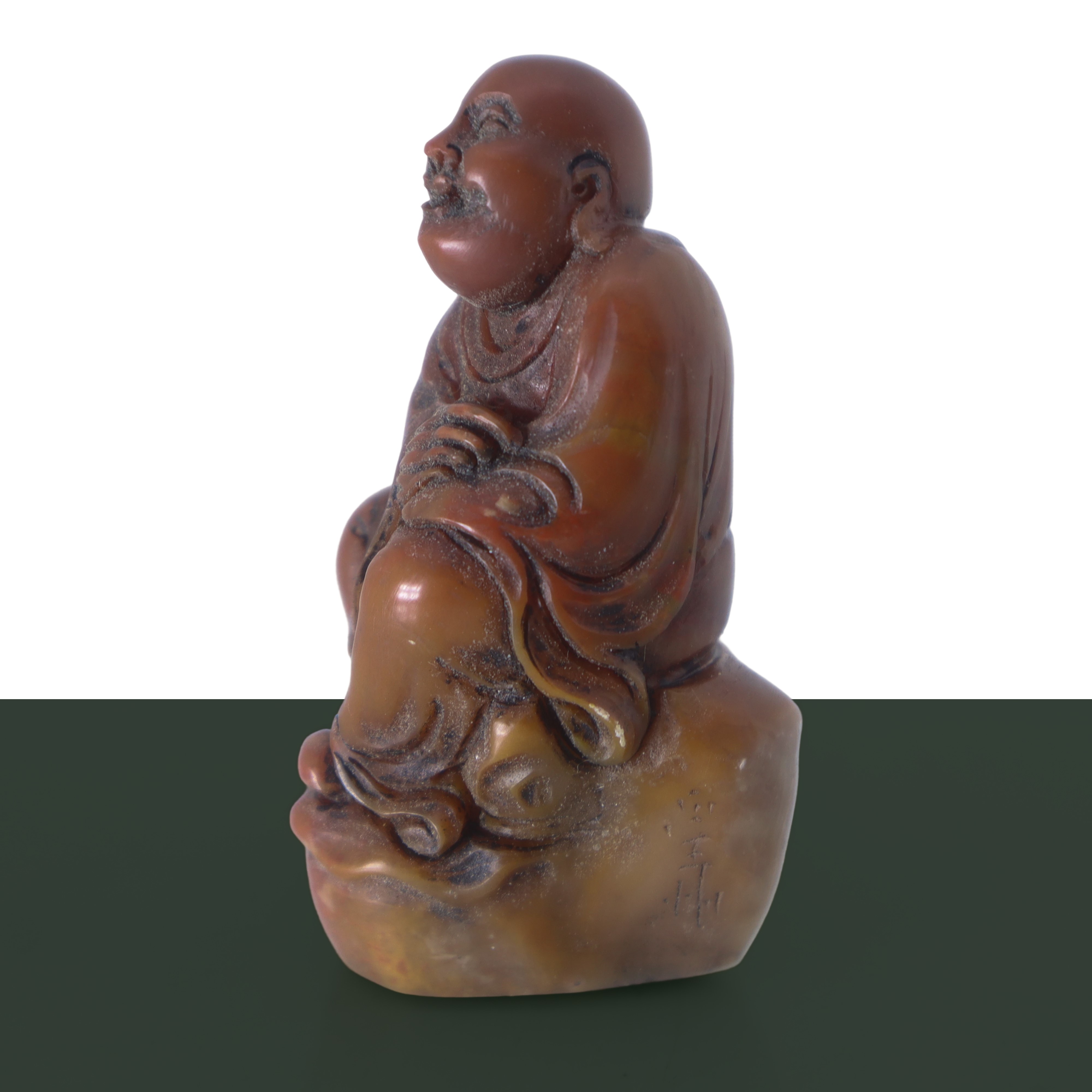 Sigillo a forma di Guanyin in steatite