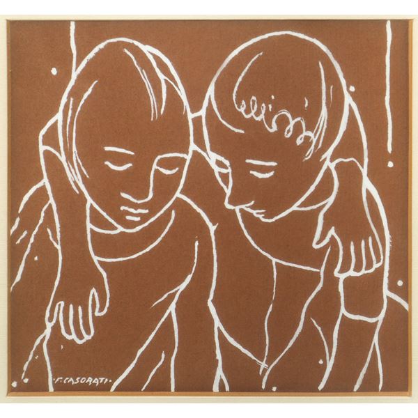 Felice Casorati - The Friends