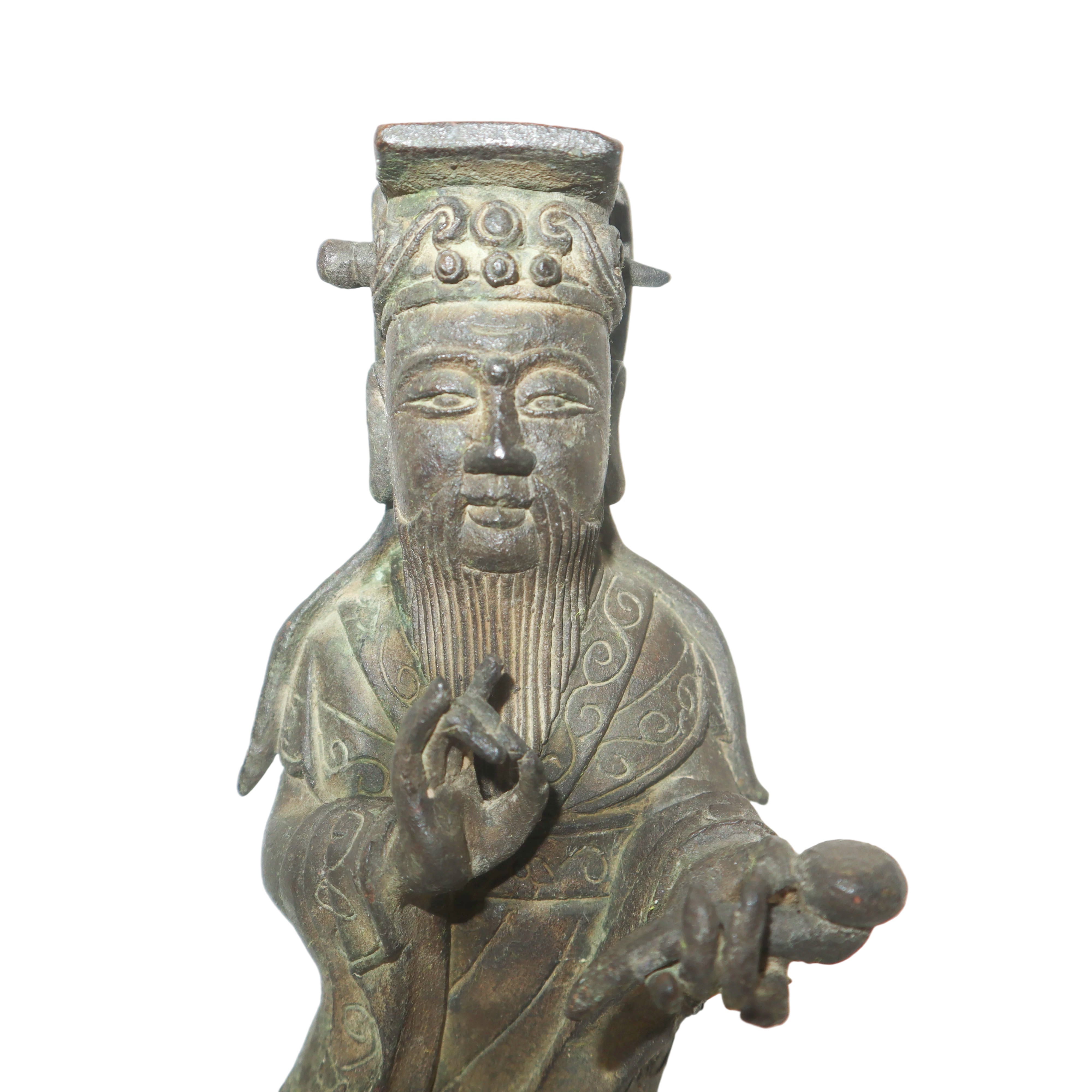 Budai in Bronzo