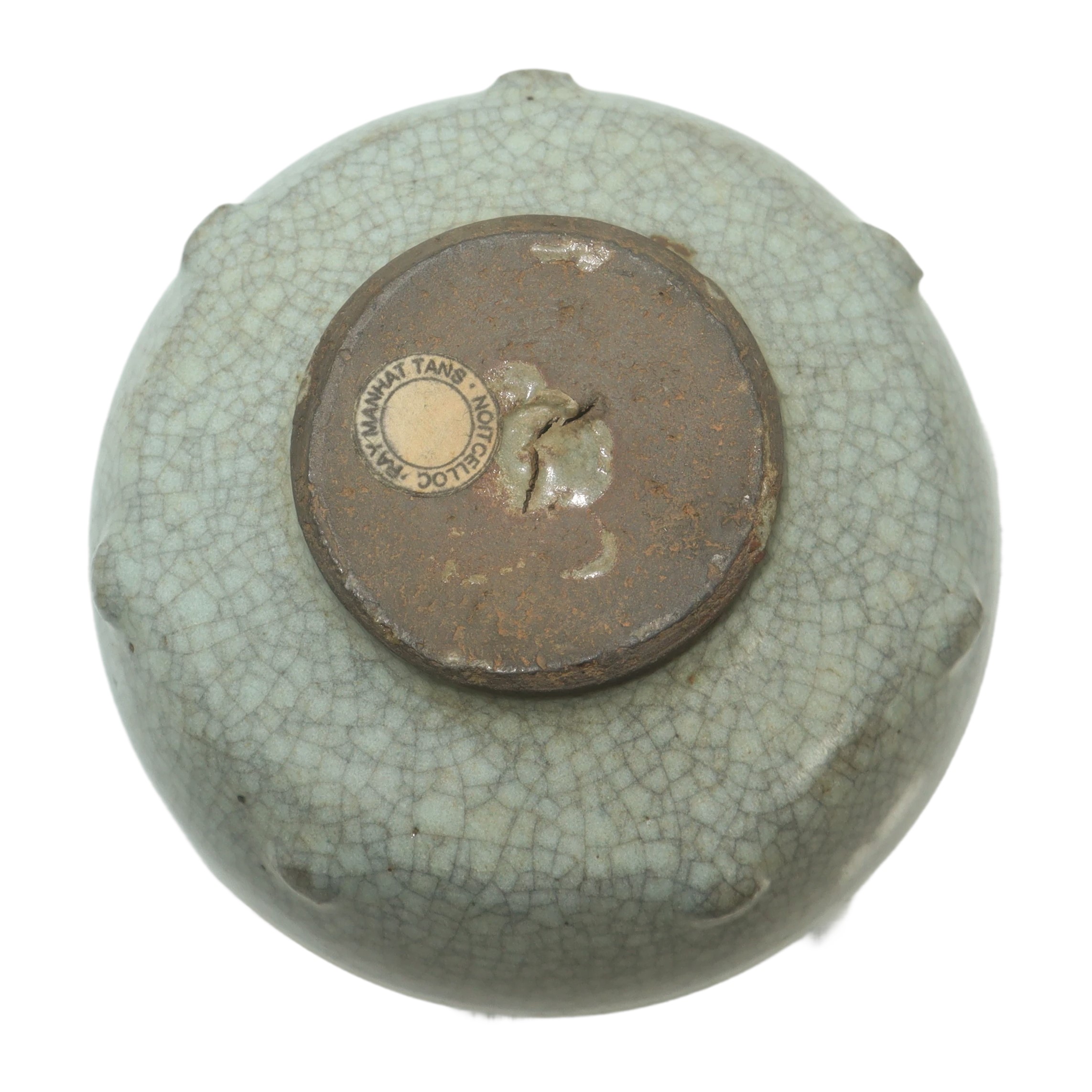 Lavapennelli cinese in porcellana Celadon