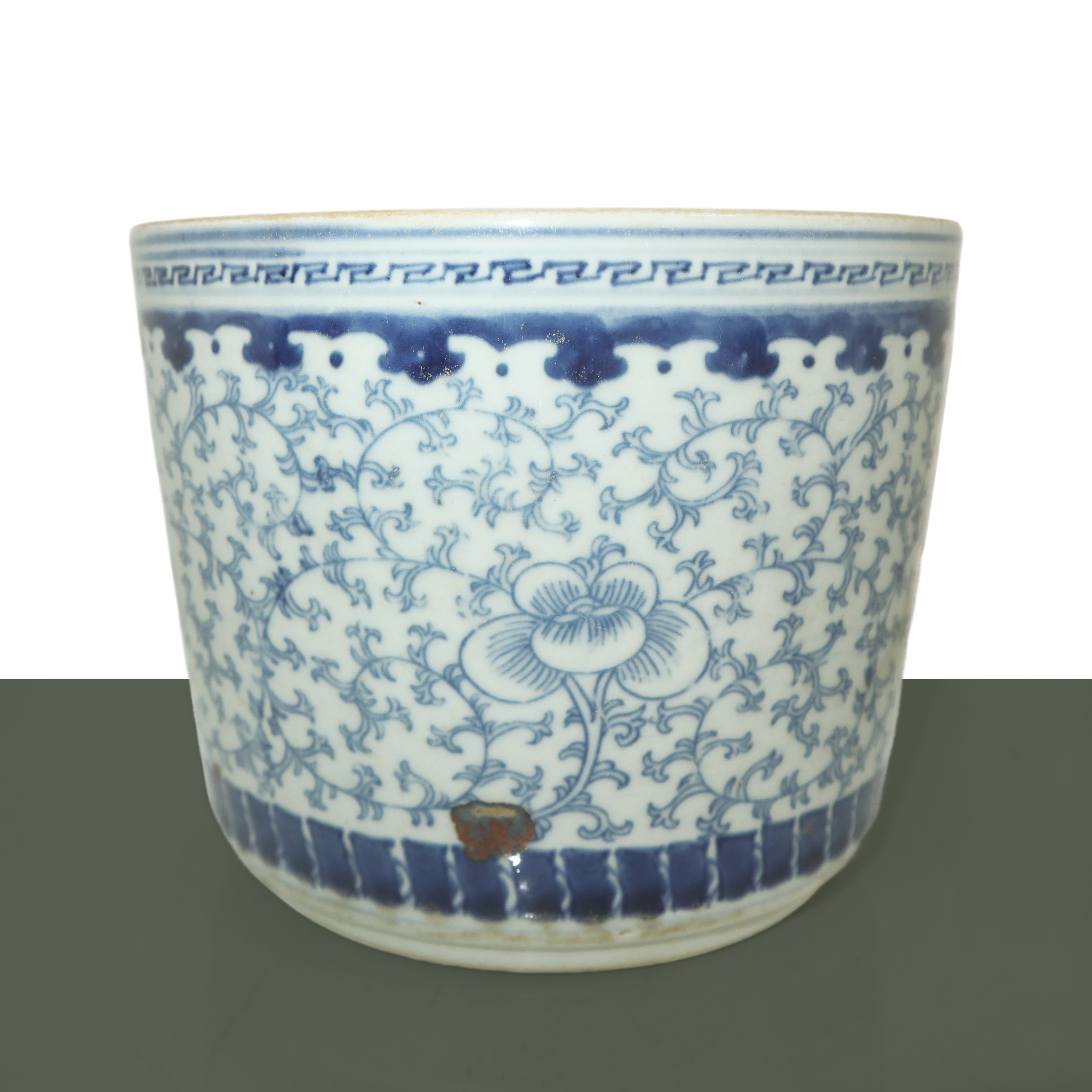 Brucia incenso blu e bianco