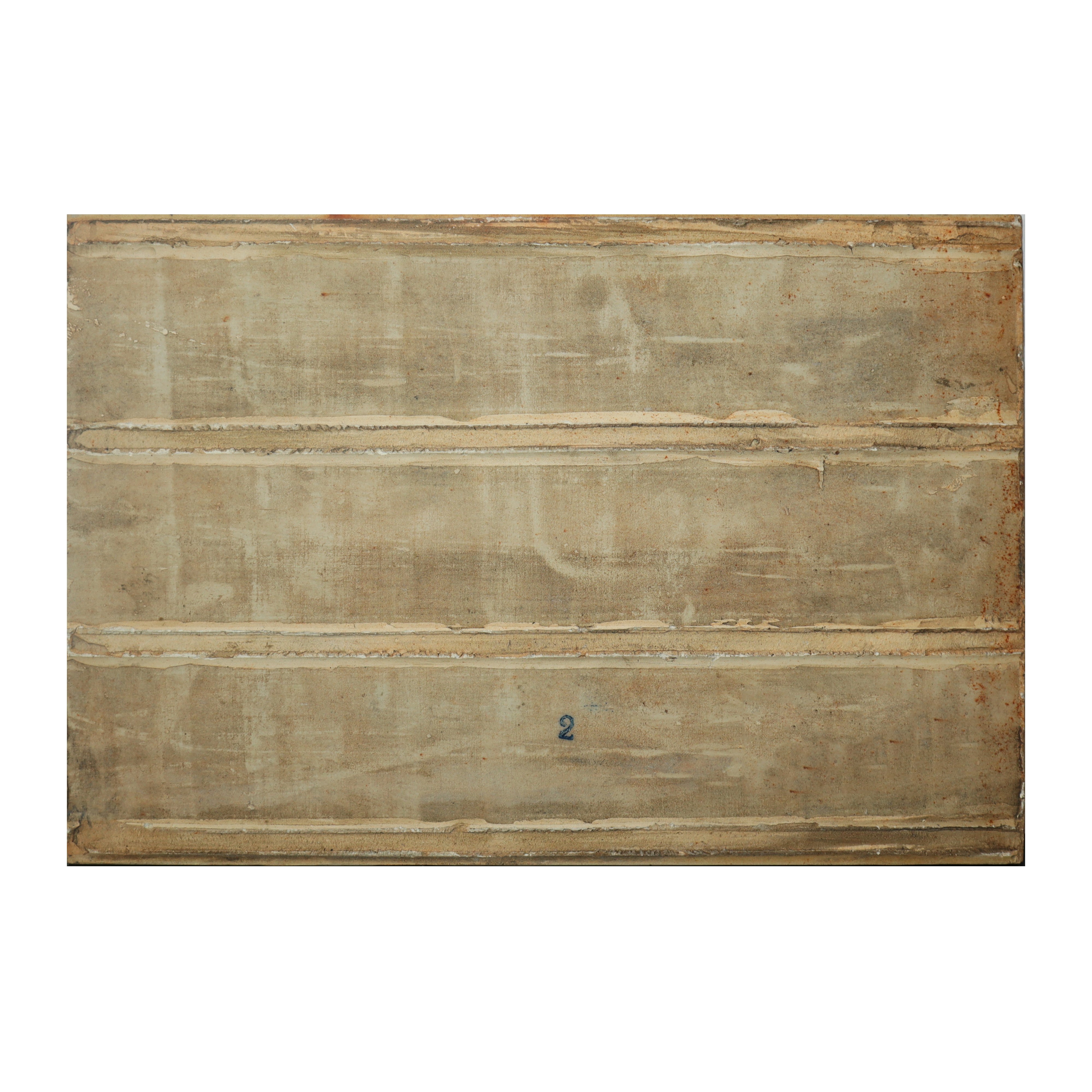 Mattonella artistica cinese con raffigurazione di una casa e iscrizione