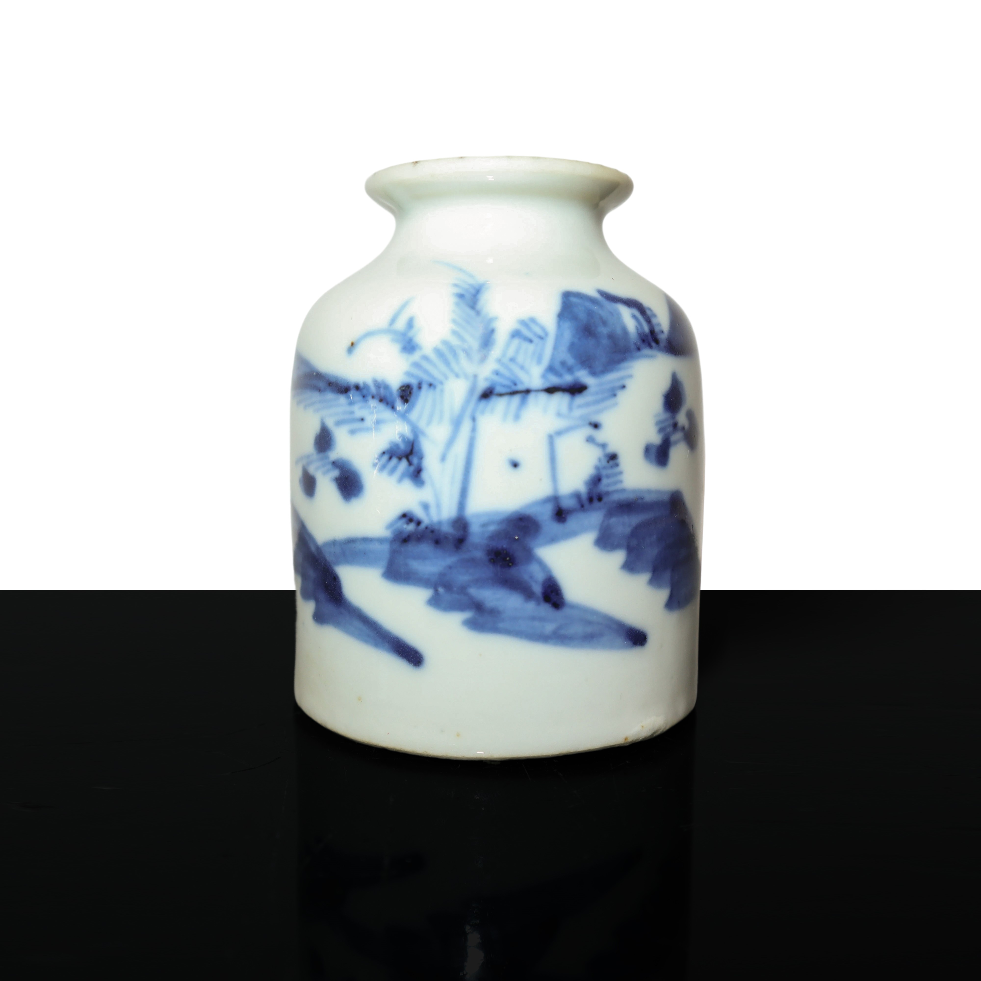 N'3 Coppette in porcellana cinese con decori floreali