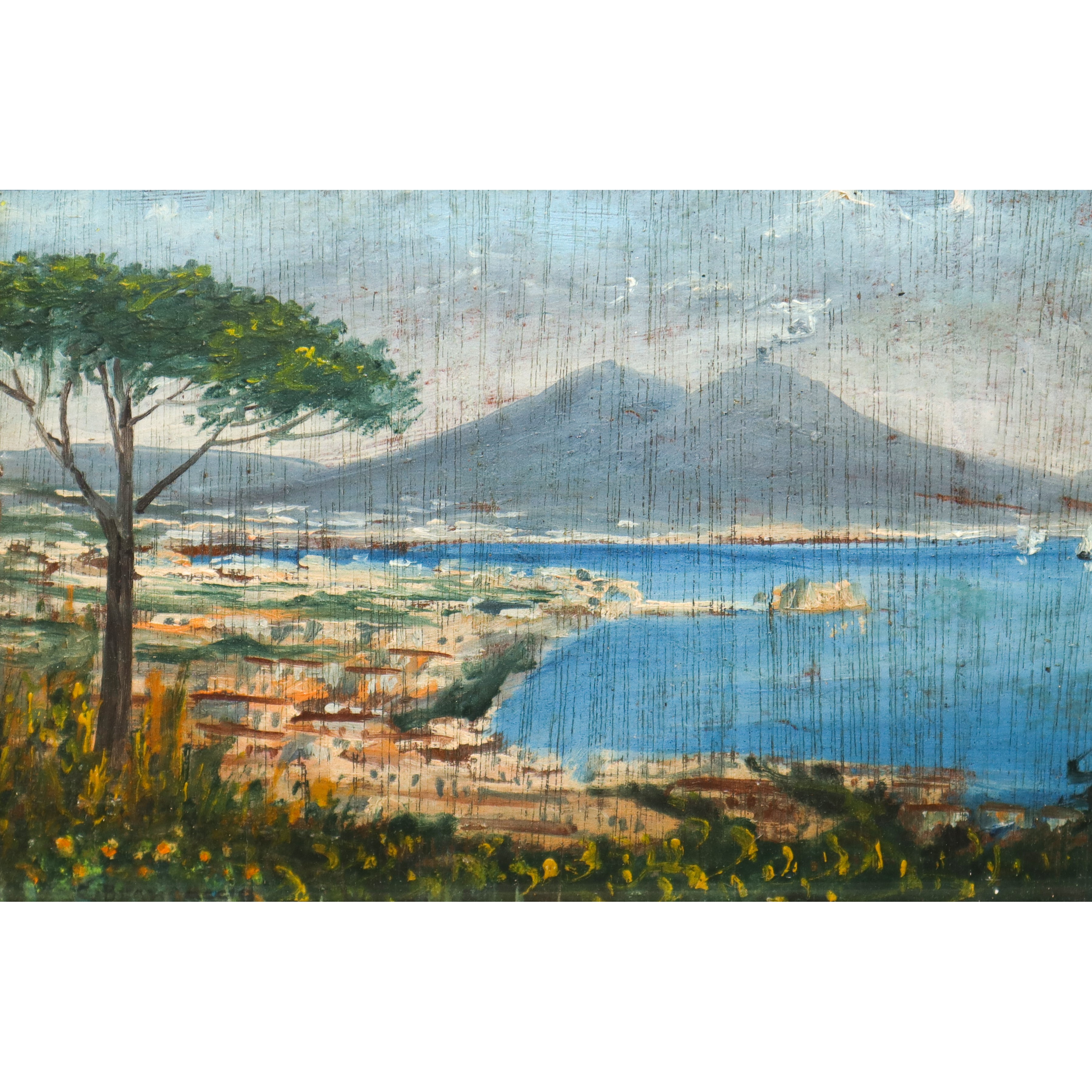 Golfo di Napoli con Vesuvio