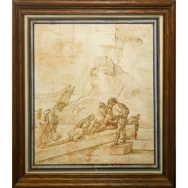 Agostino Tassi - Soldati che giocano a carte 
