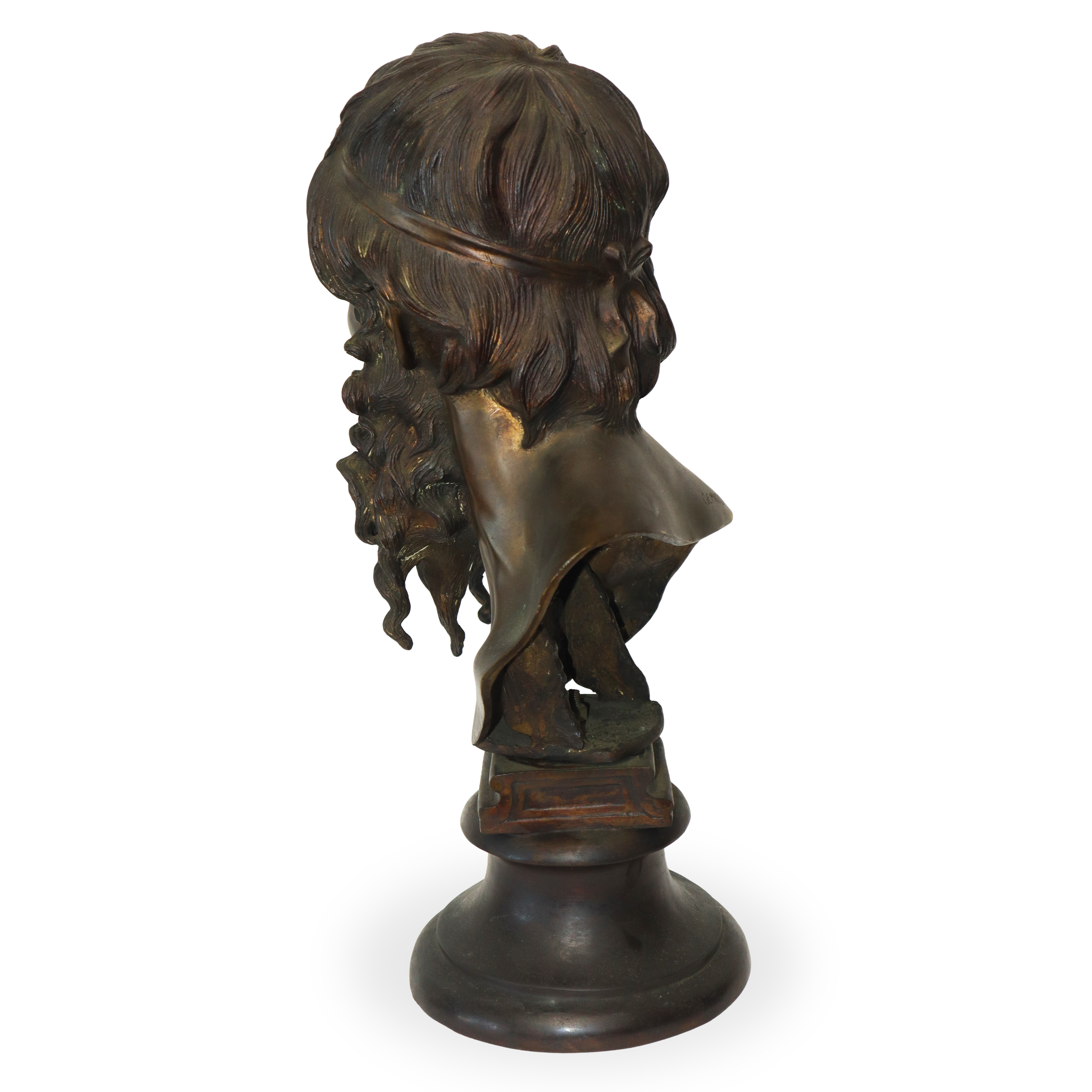 Filosofo, scultura in bronzo