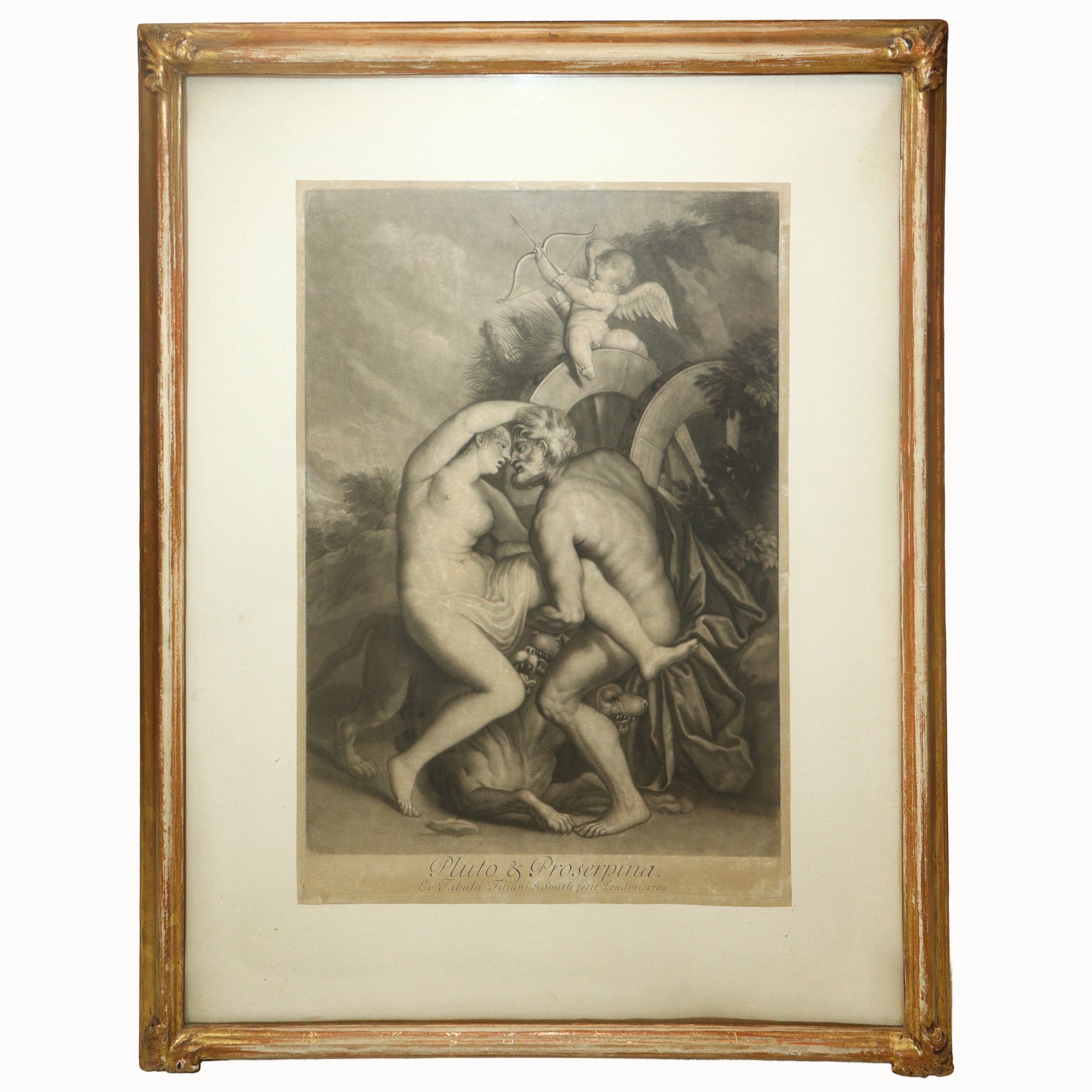 John Smith - Coppia di Incisioni: la Nascita di Venere, Plutone e Proserpina
