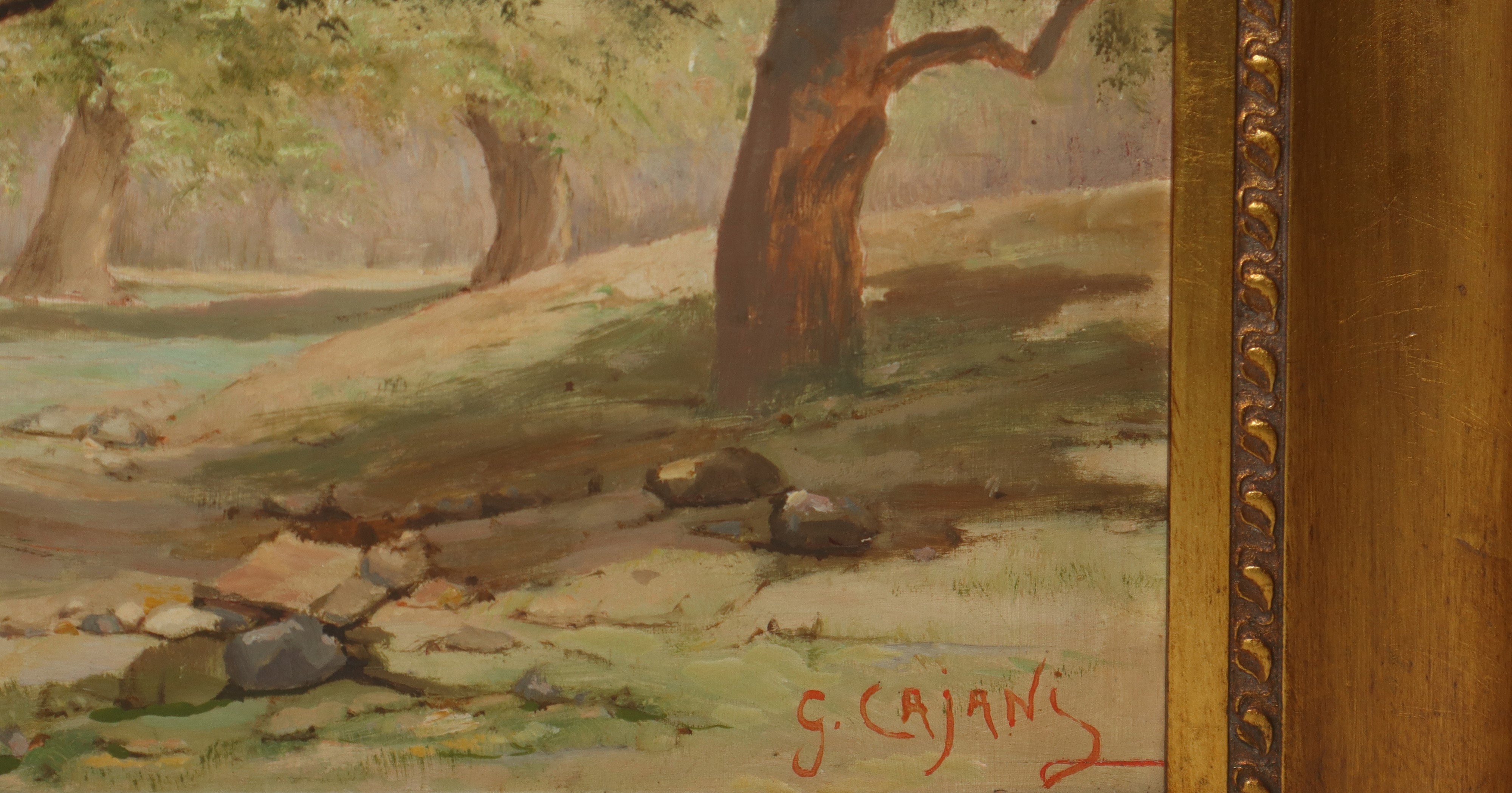 Gaetano Cajani - Paesaggio con Alberi