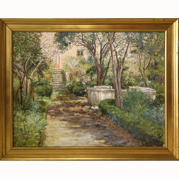 Garden in Sicilian villa