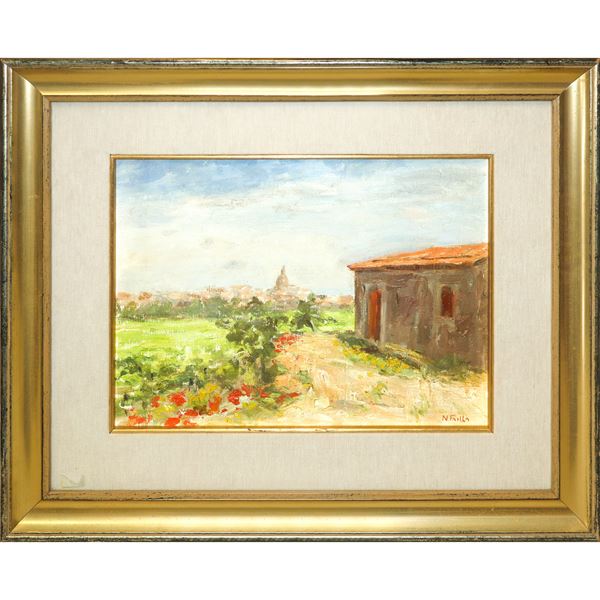 Paesaggio con case