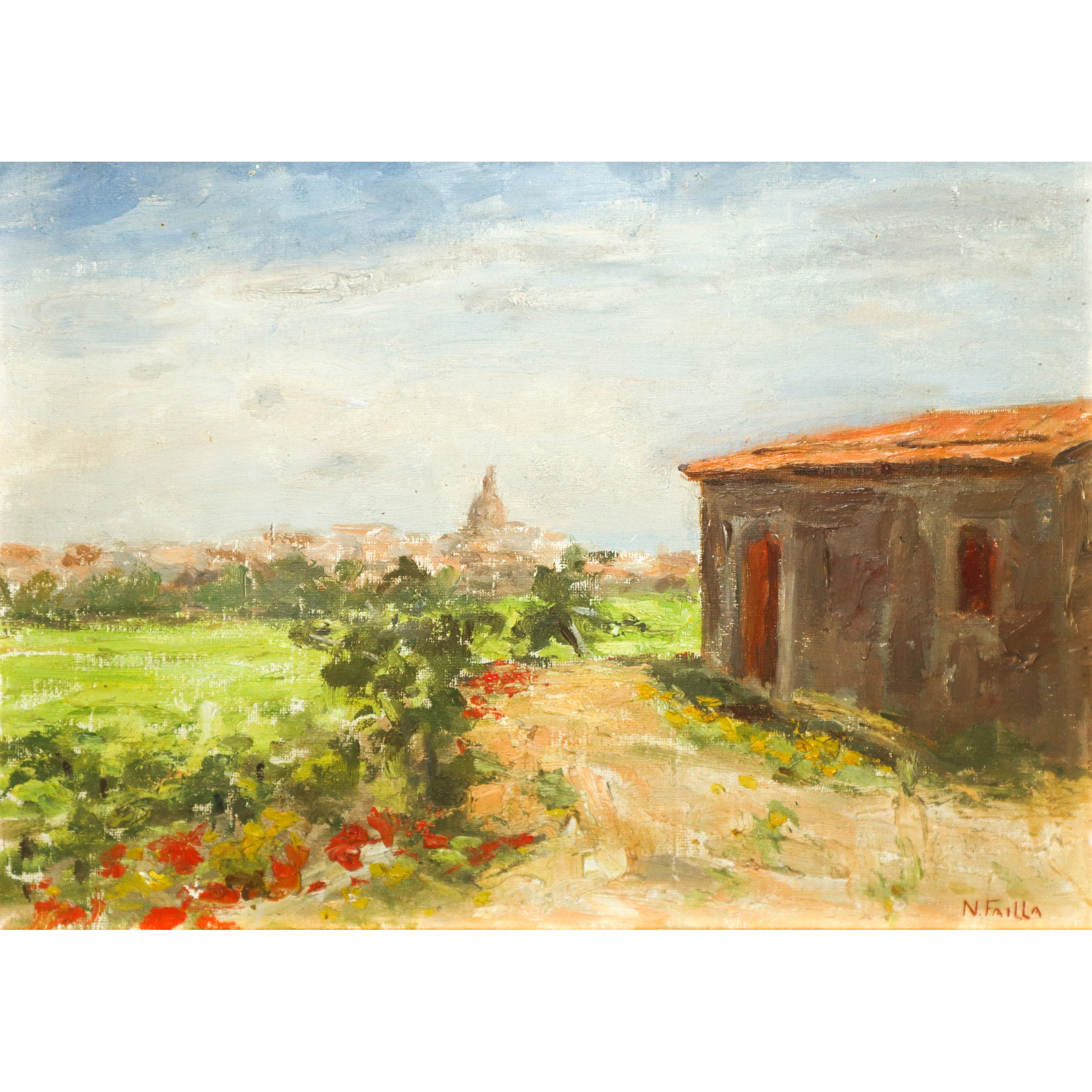 Paesaggio con Case