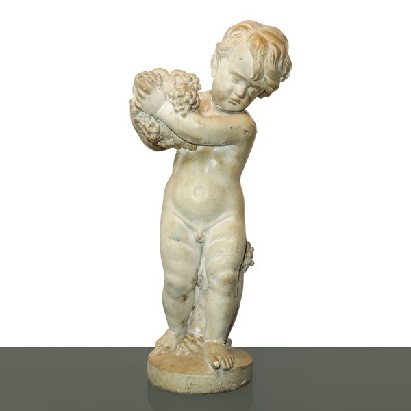 Bacco bambino, scultura in marmo