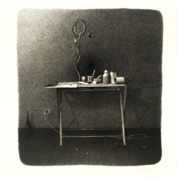 Gianfranco Ferroni - Table with objects and extension