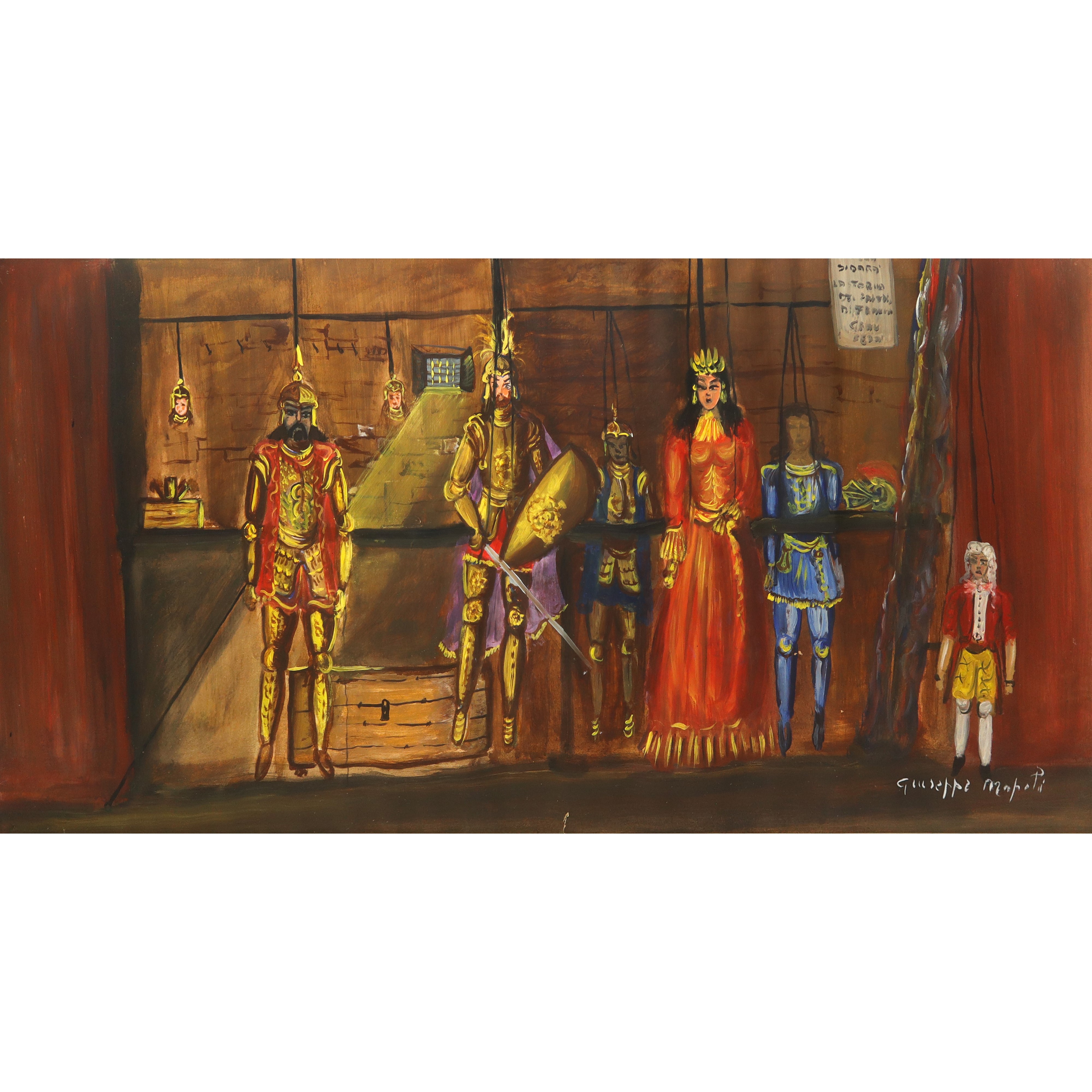 Cartellone pubblicitario del paladini di Francia